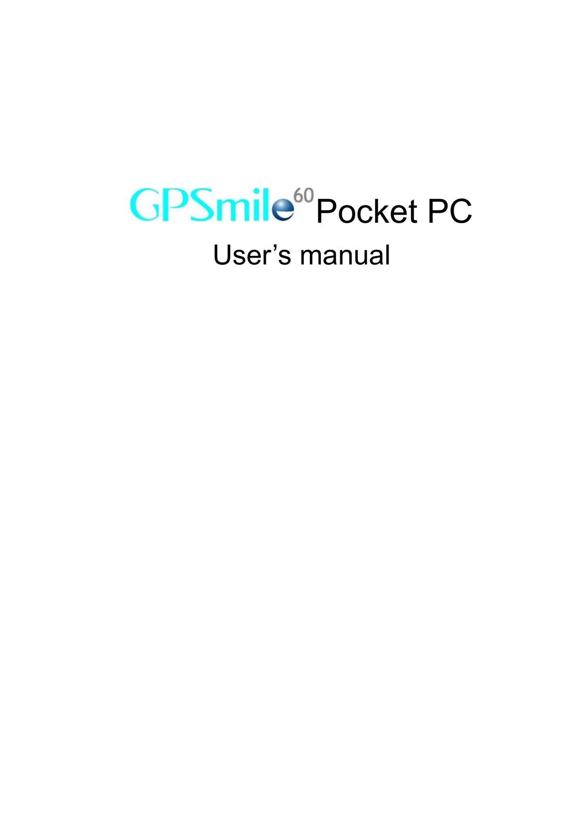 Holux GPSmile Pocket PC PDAs & Smartphones User Manual