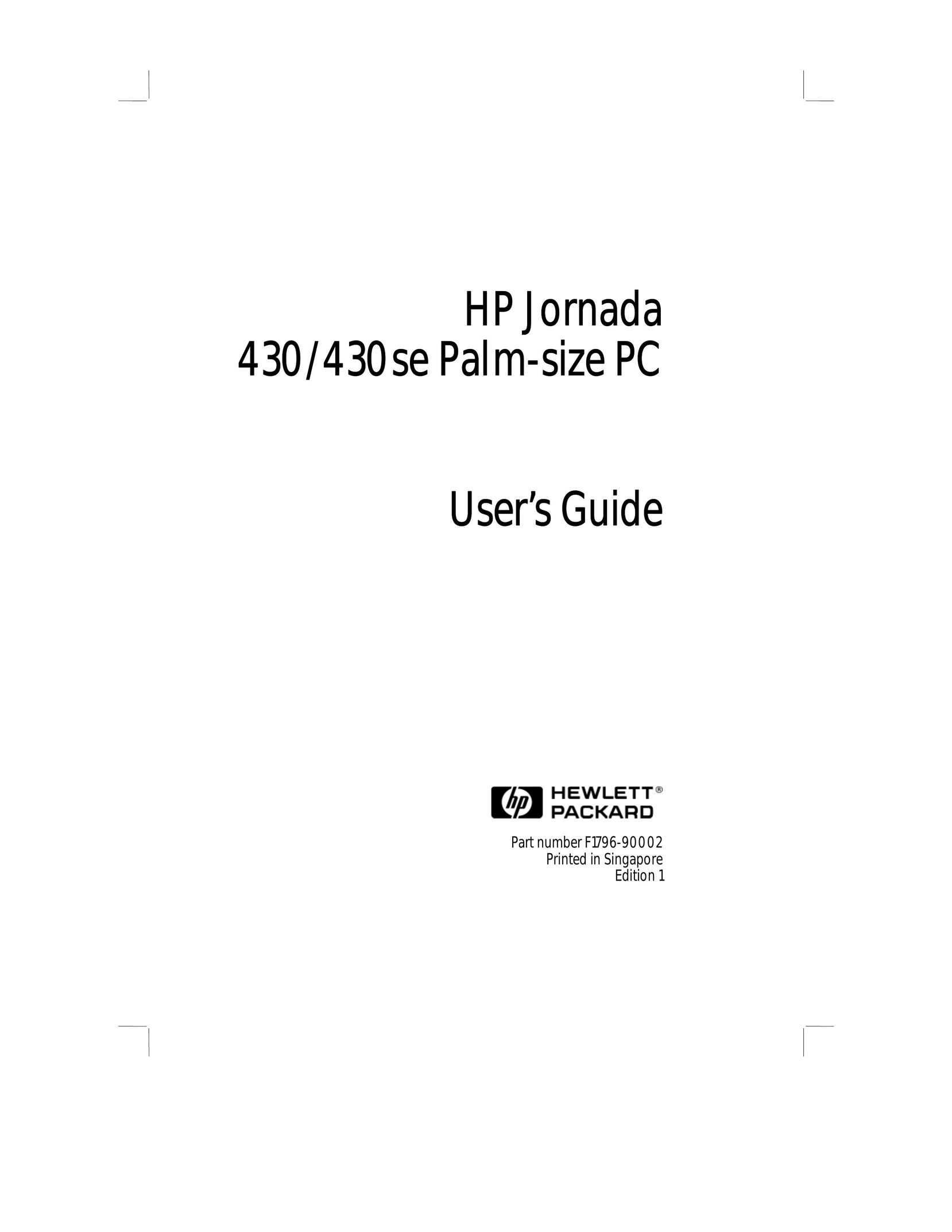 HP (Hewlett-Packard) 430se PDAs & Smartphones User Manual