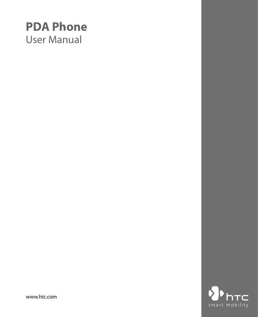 HTC HS S168 PDAs & Smartphones User Manual