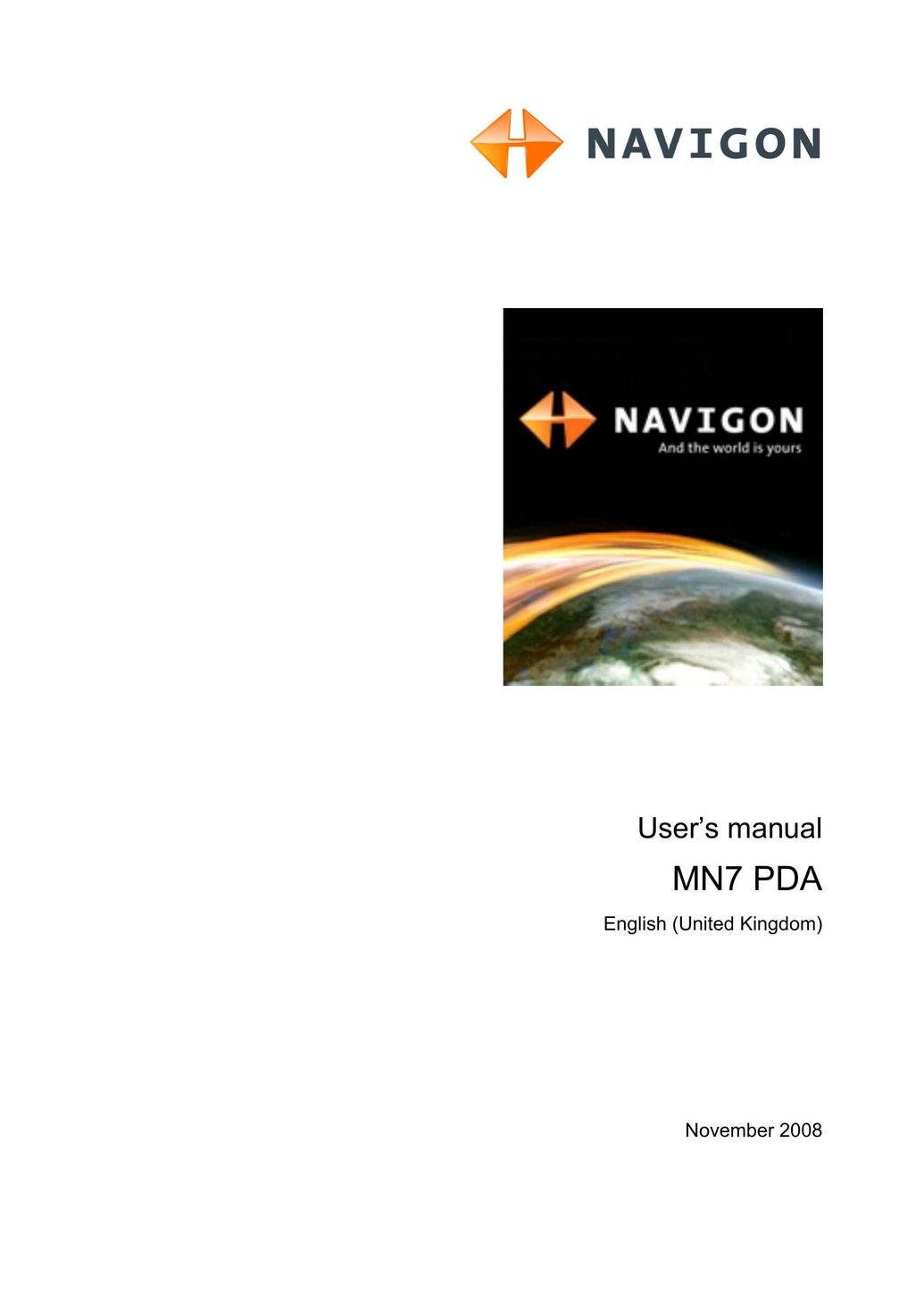 Navigon MN7 PDAs & Smartphones User Manual