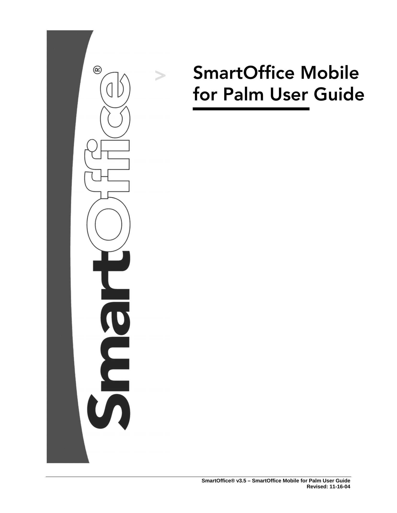 Palm SmartOffice Mobile PDAs & Smartphones User Manual