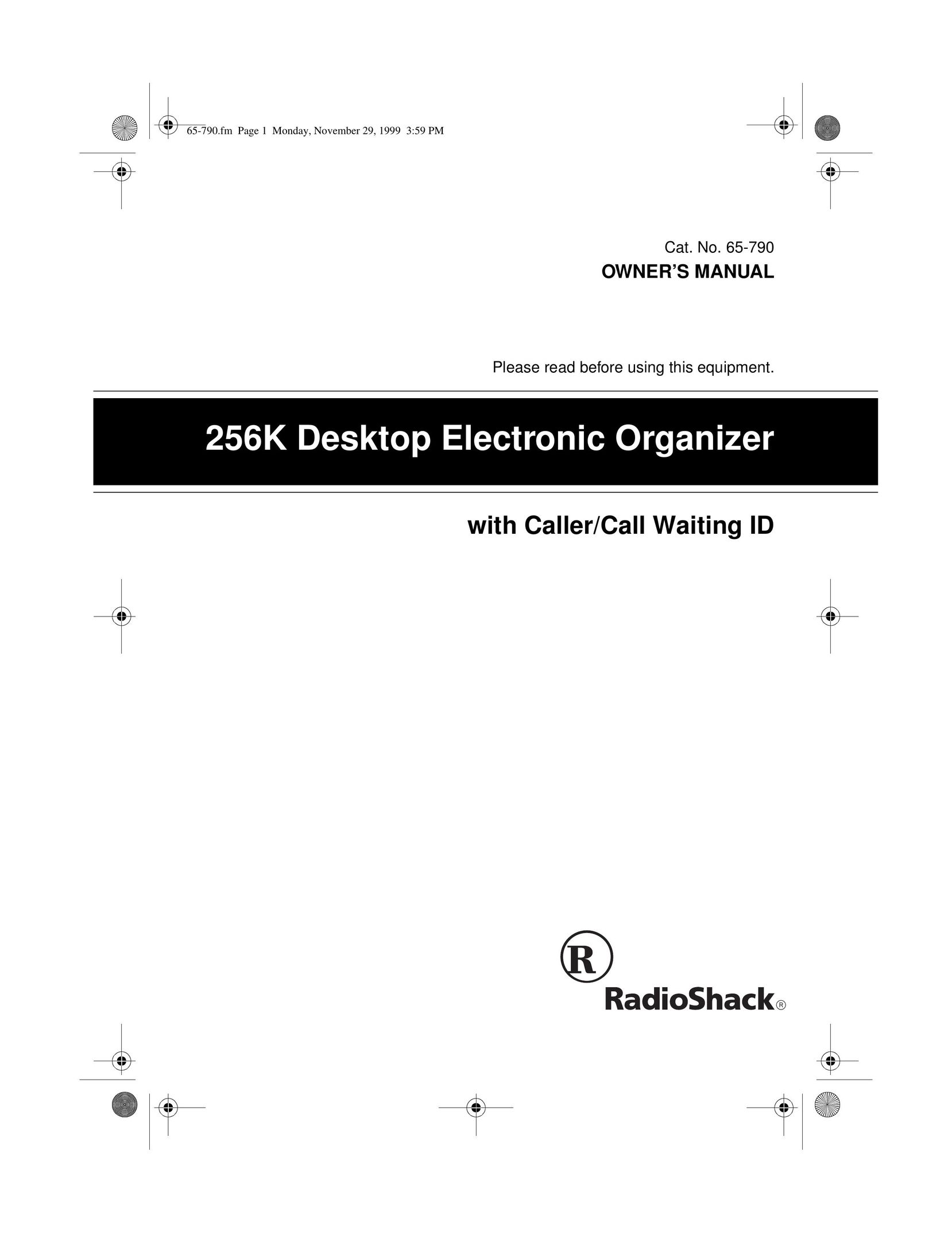 Radio Shack 65-790 PDAs & Smartphones User Manual