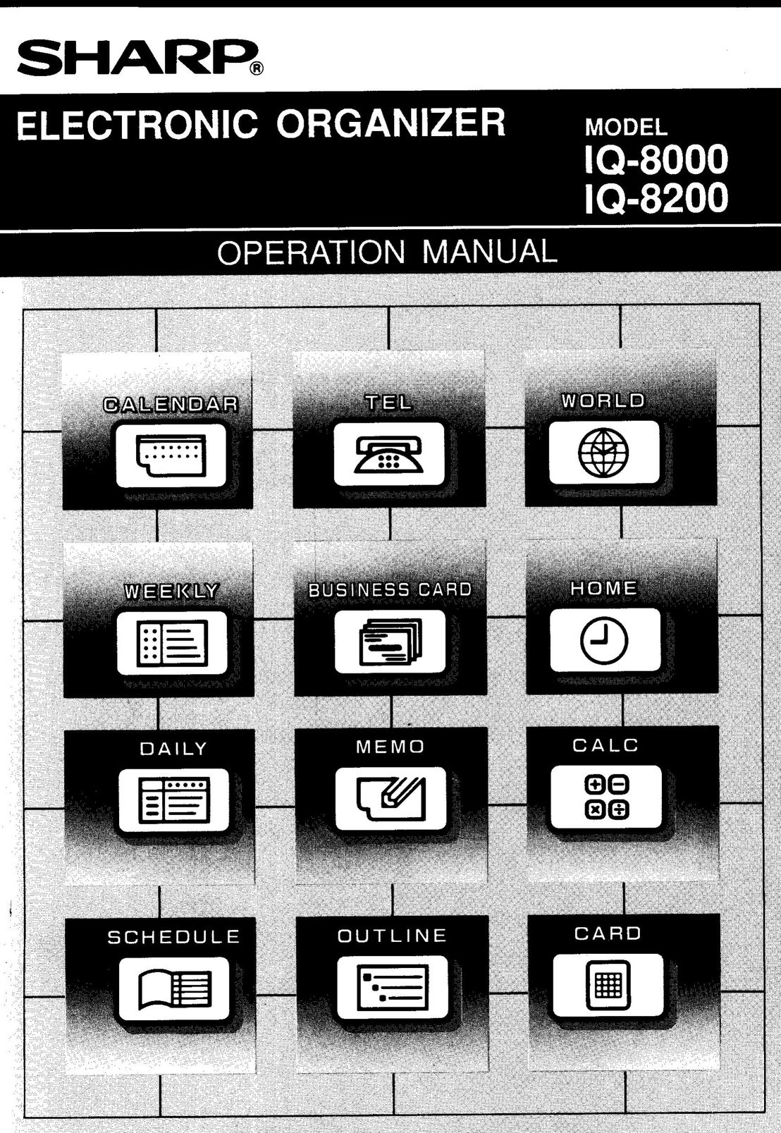 Sharp IQ-8000 PDAs & Smartphones User Manual