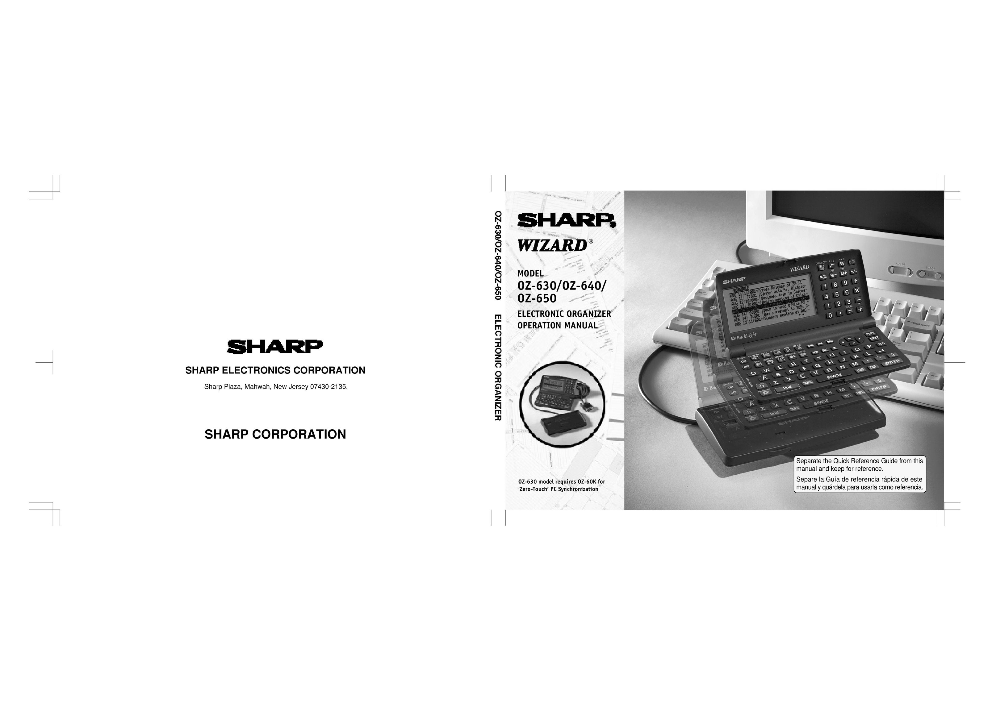 Sharp OZ-630 PDAs & Smartphones User Manual