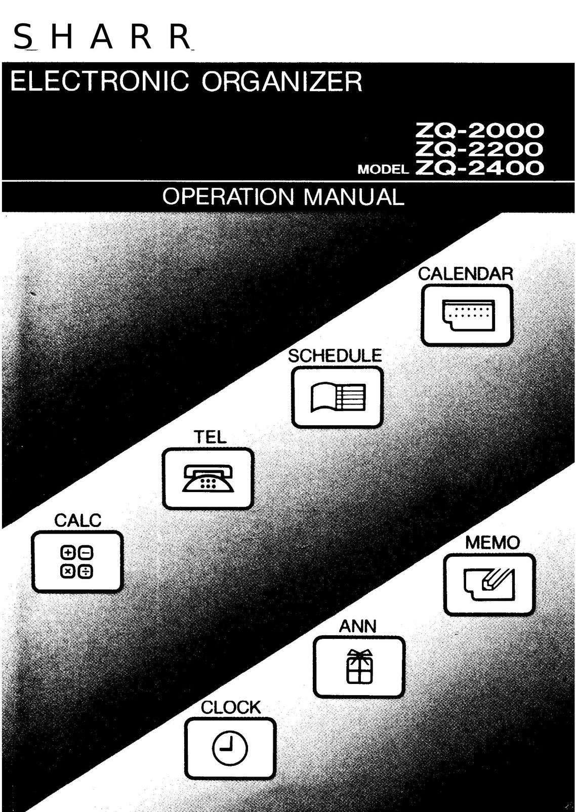 Sharp ZQ-2000 PDAs & Smartphones User Manual