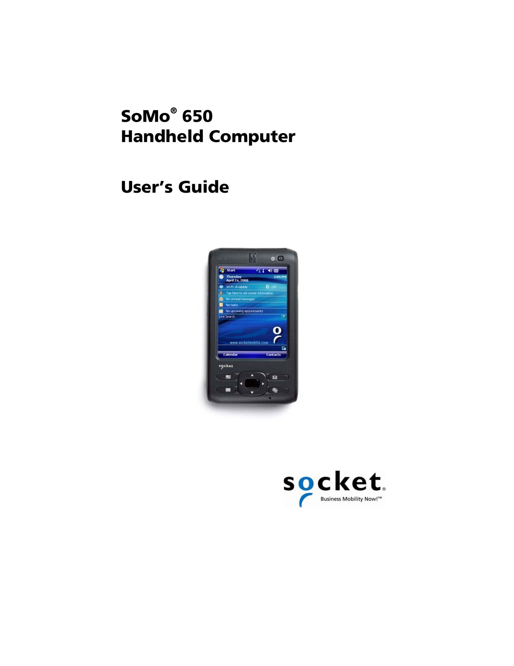 Socket Mobile SoMo 650 PDAs & Smartphones User Manual