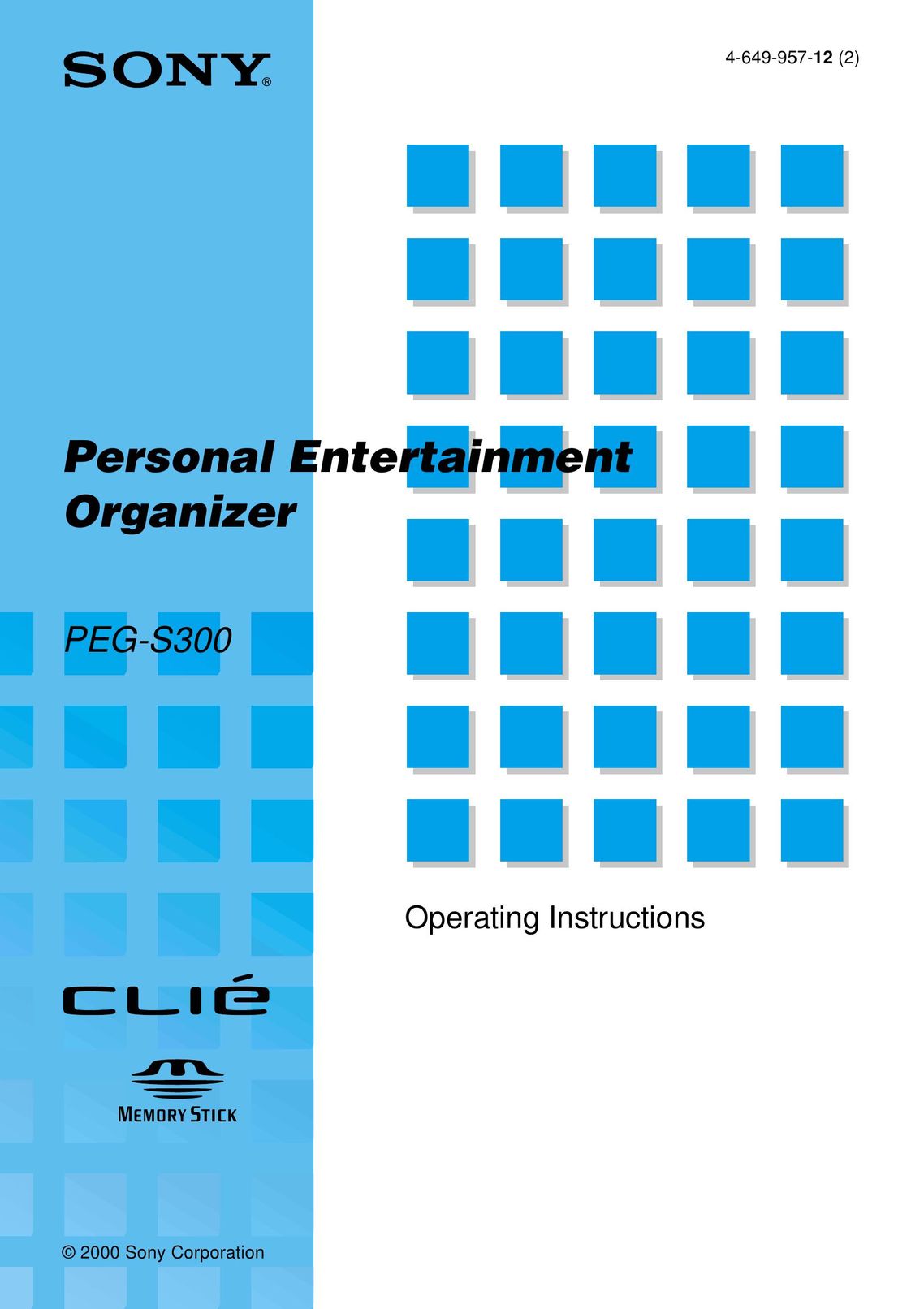 Sony PEG-S300 PDAs & Smartphones User Manual
