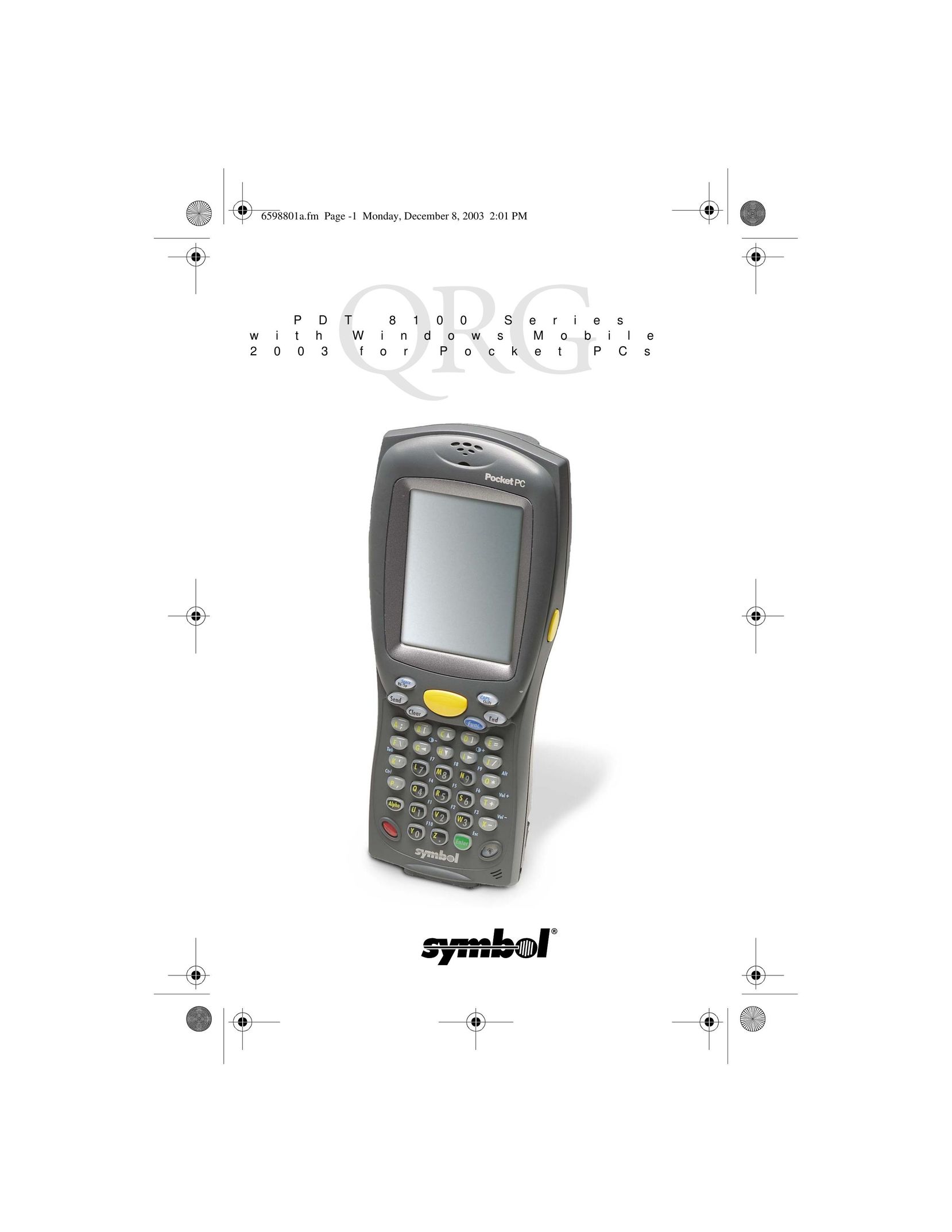 Symbol Technologies PDT 8100 PDAs & Smartphones User Manual