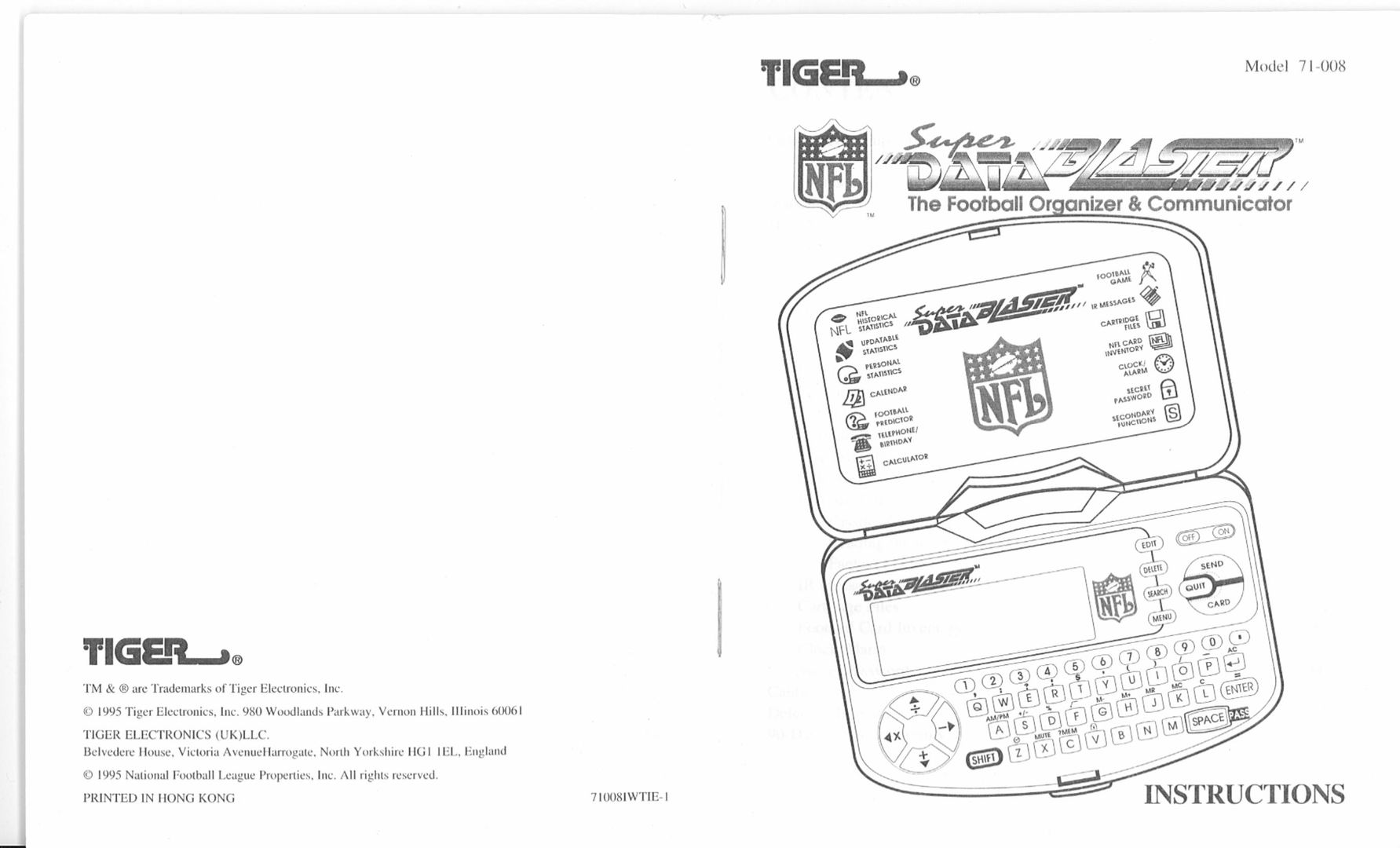 Tiger 71-008 PDAs & Smartphones User Manual