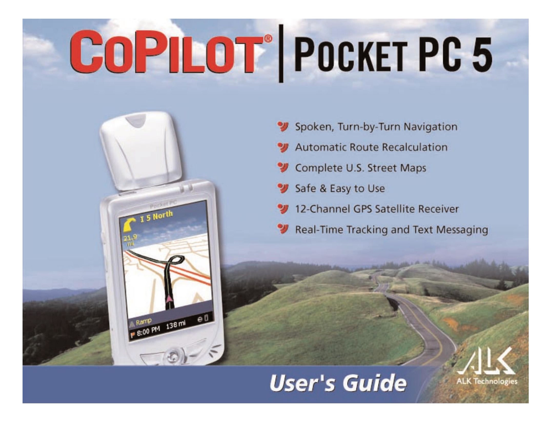 TravRoute Pocket PC 5 PDAs & Smartphones User Manual