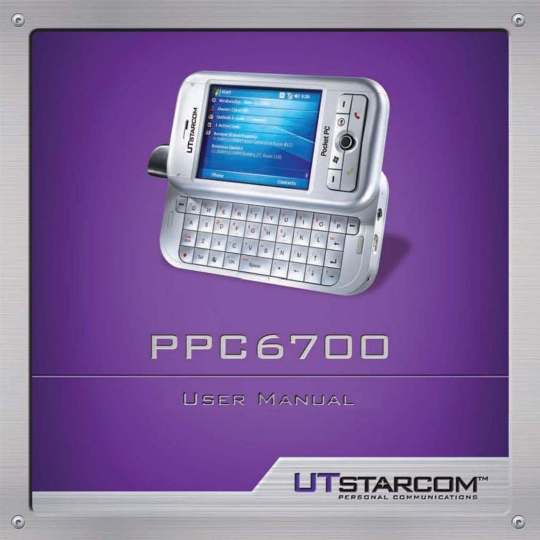 UTStarcom PPC 6700 PDAs & Smartphones User Manual
