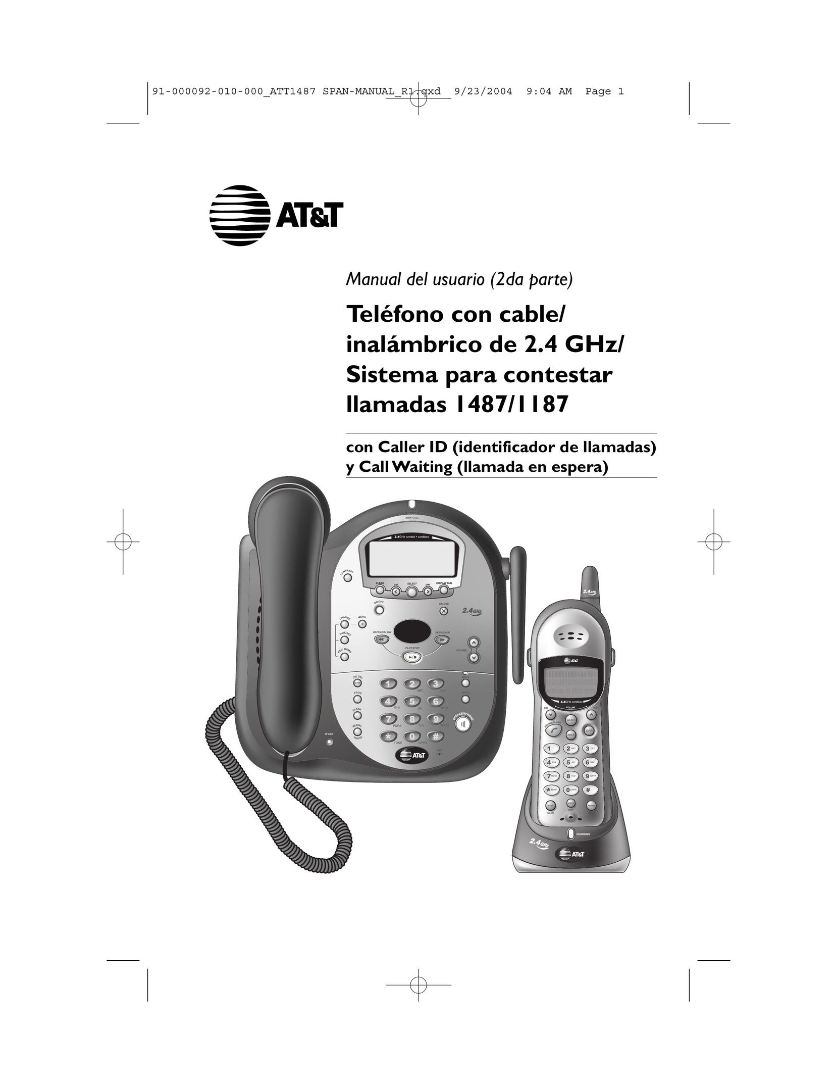 AT&T 1487 Telephone User Manual