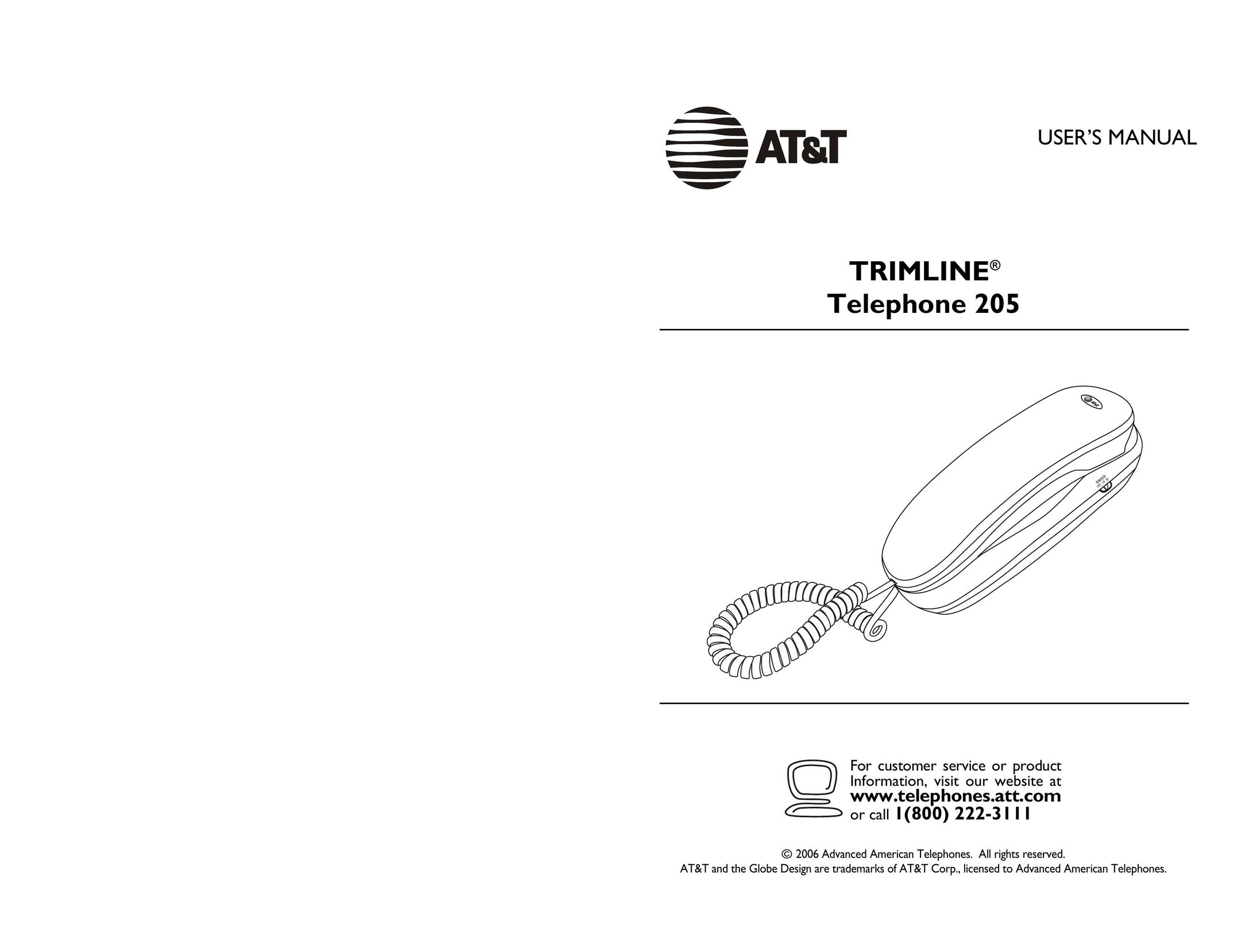 AT&T 205 Telephone User Manual