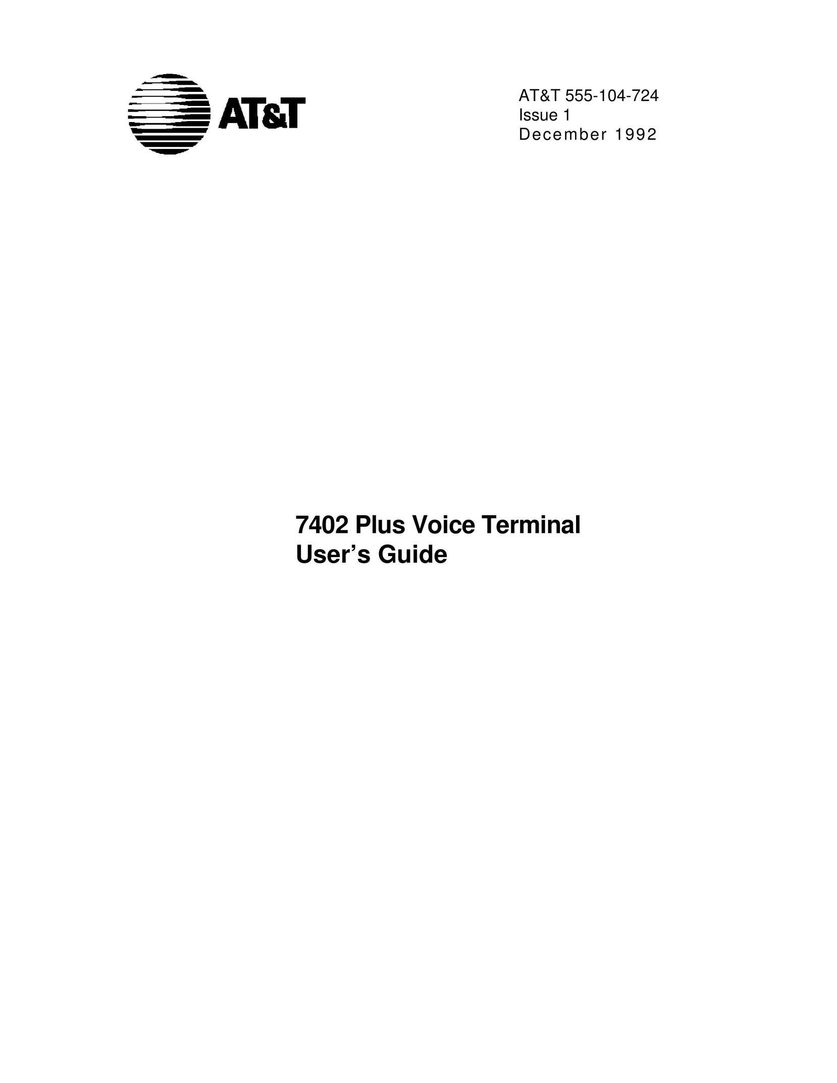 AT&T 7402 Telephone User Manual