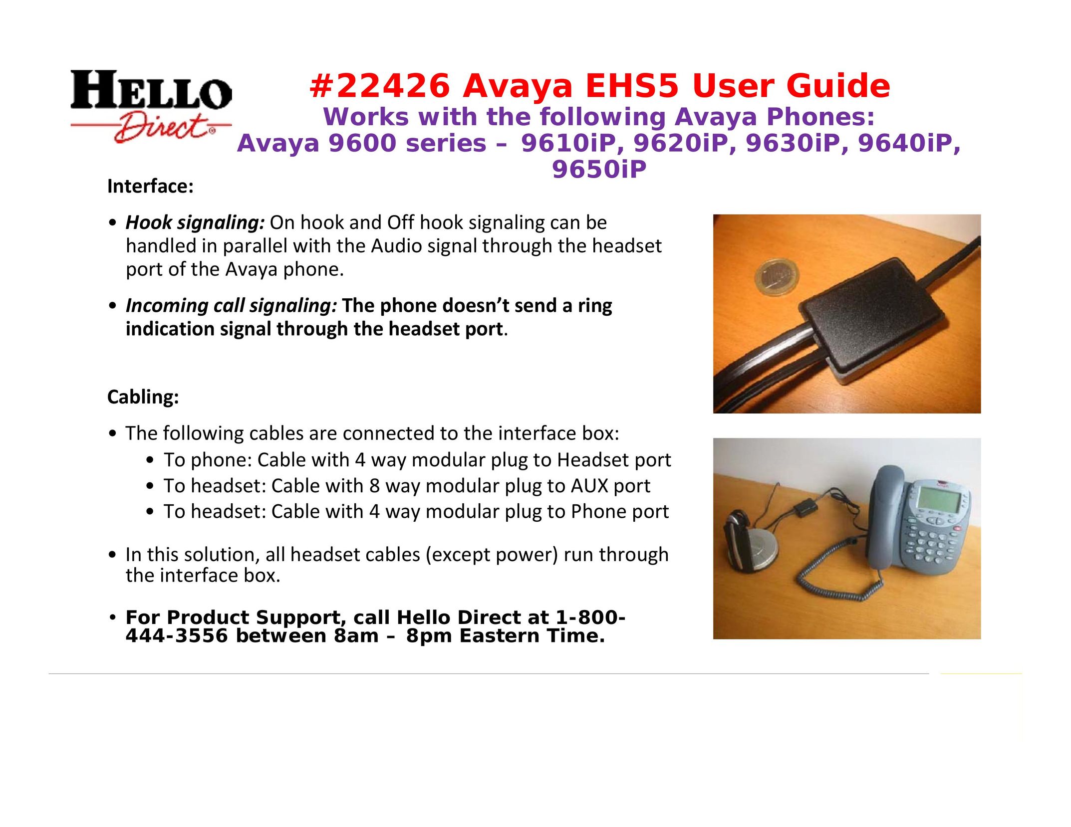 Avaya #22426 Telephone User Manual