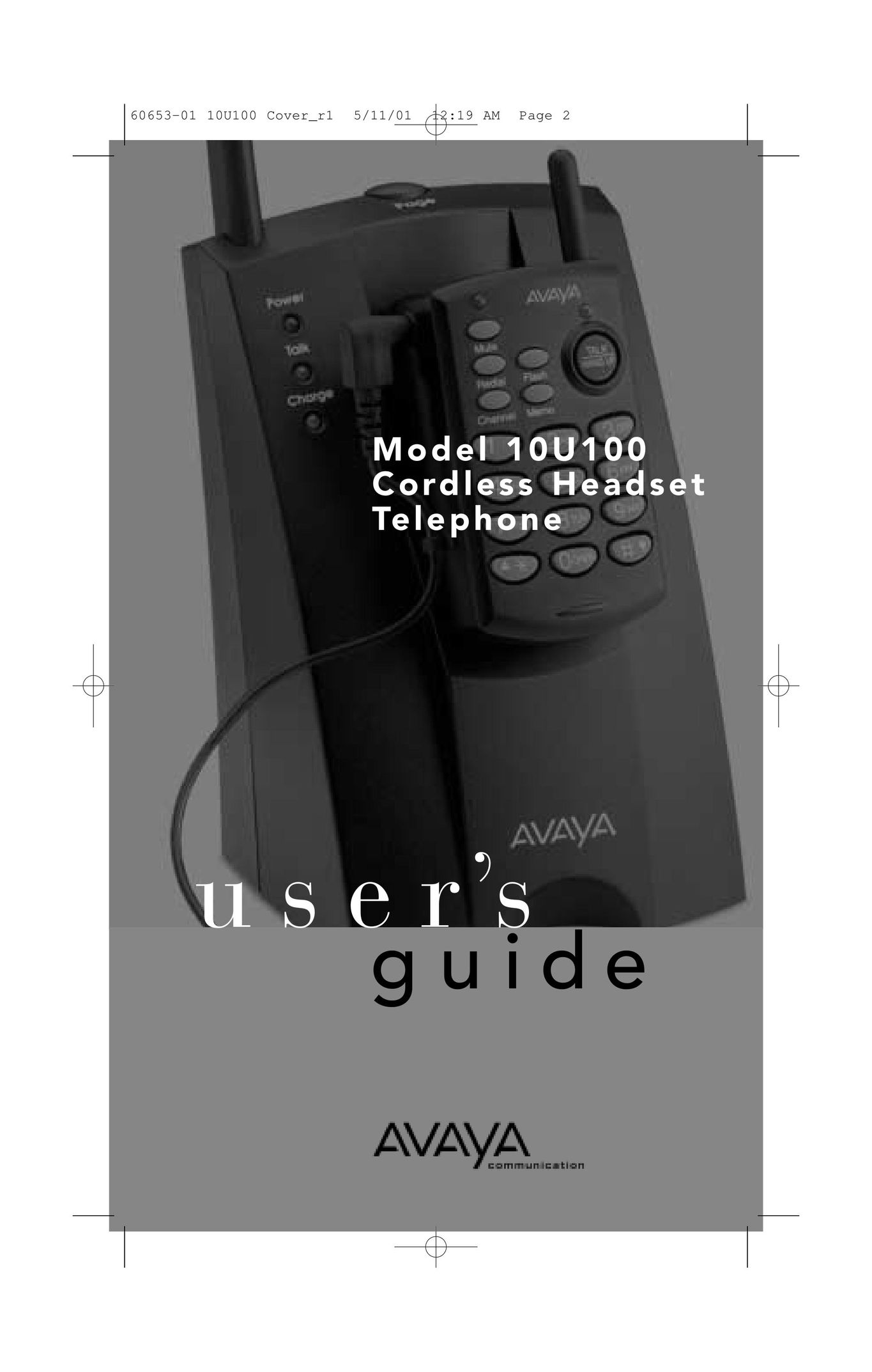 Avaya 10U100 Telephone User Manual