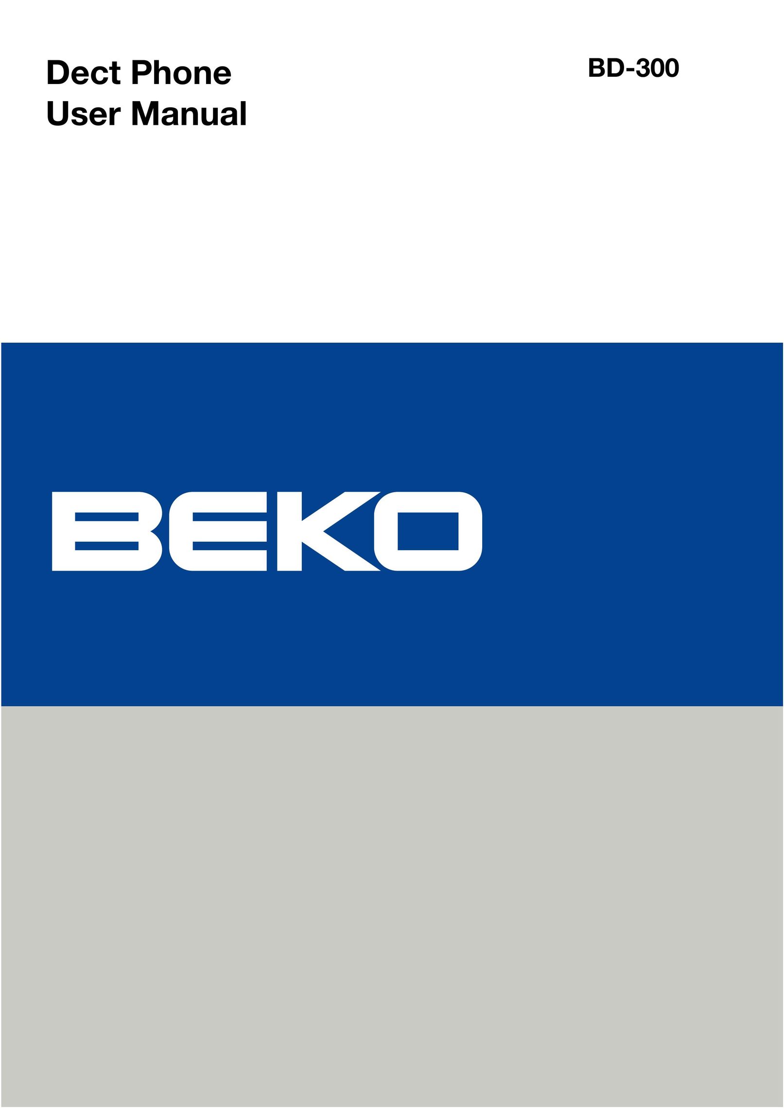 Beko BD-300 Telephone User Manual