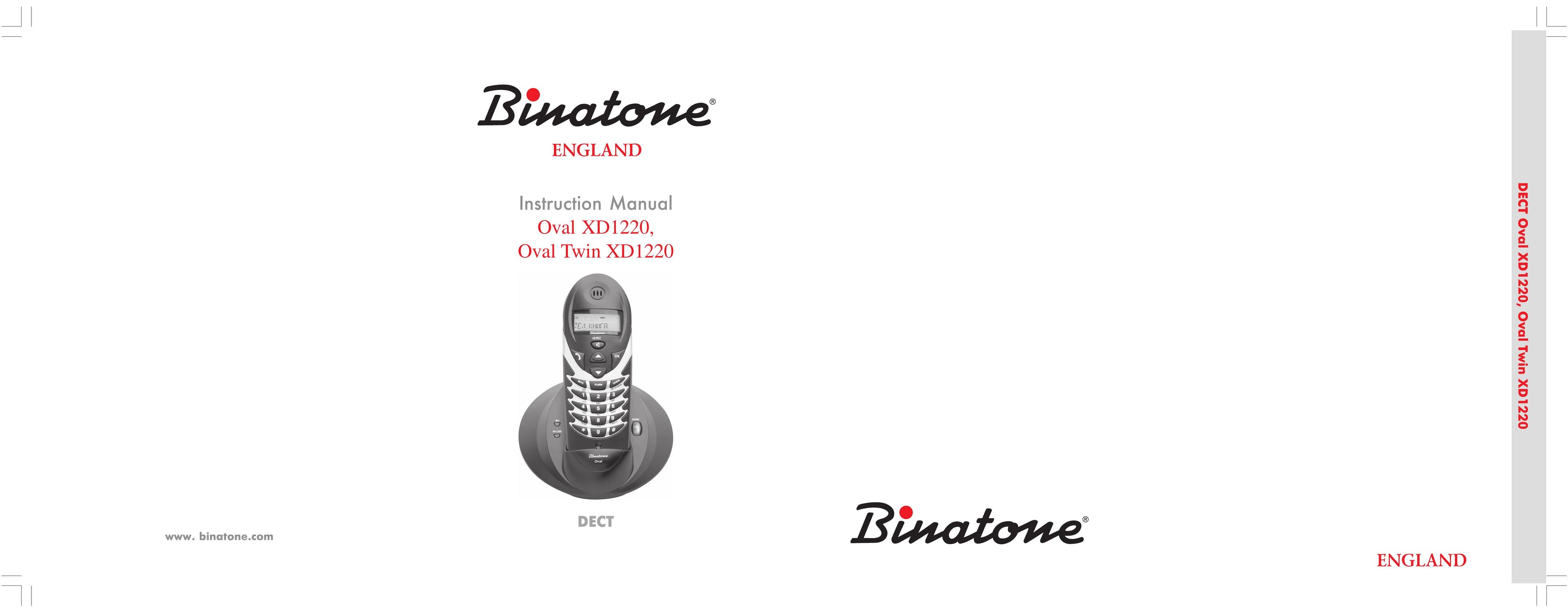 Binatone Twin XD1220 Telephone User Manual