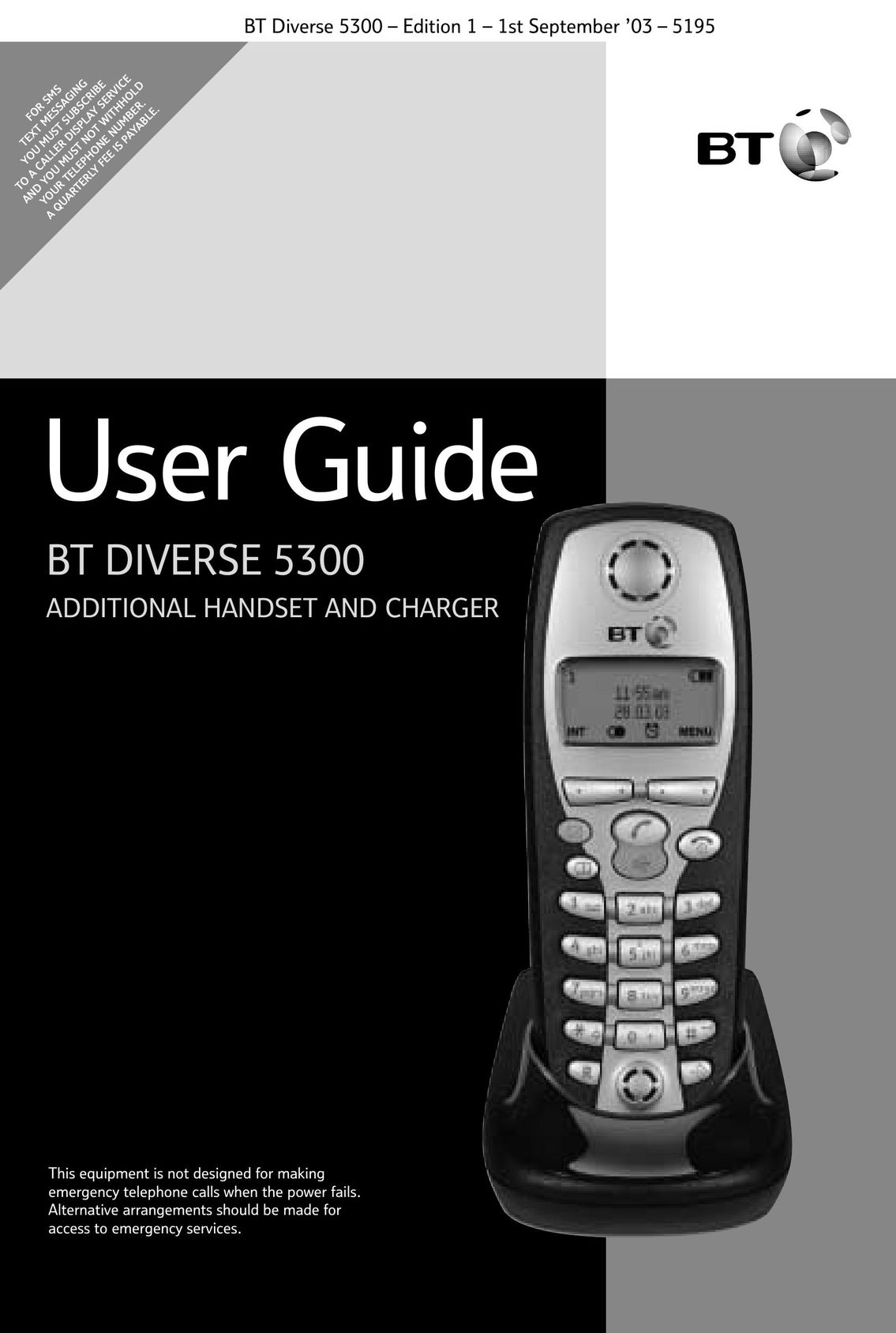 BT 5300 Telephone User Manual