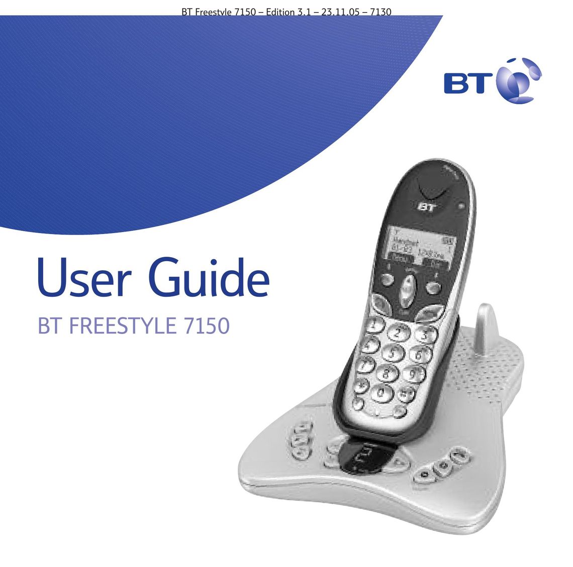 BT 7150 Telephone User Manual