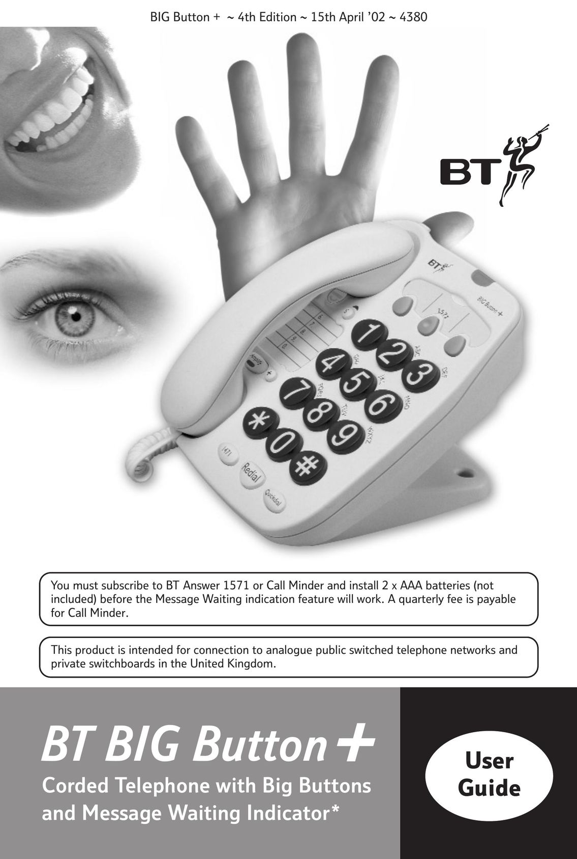 BT BIG Button + Telephone User Manual