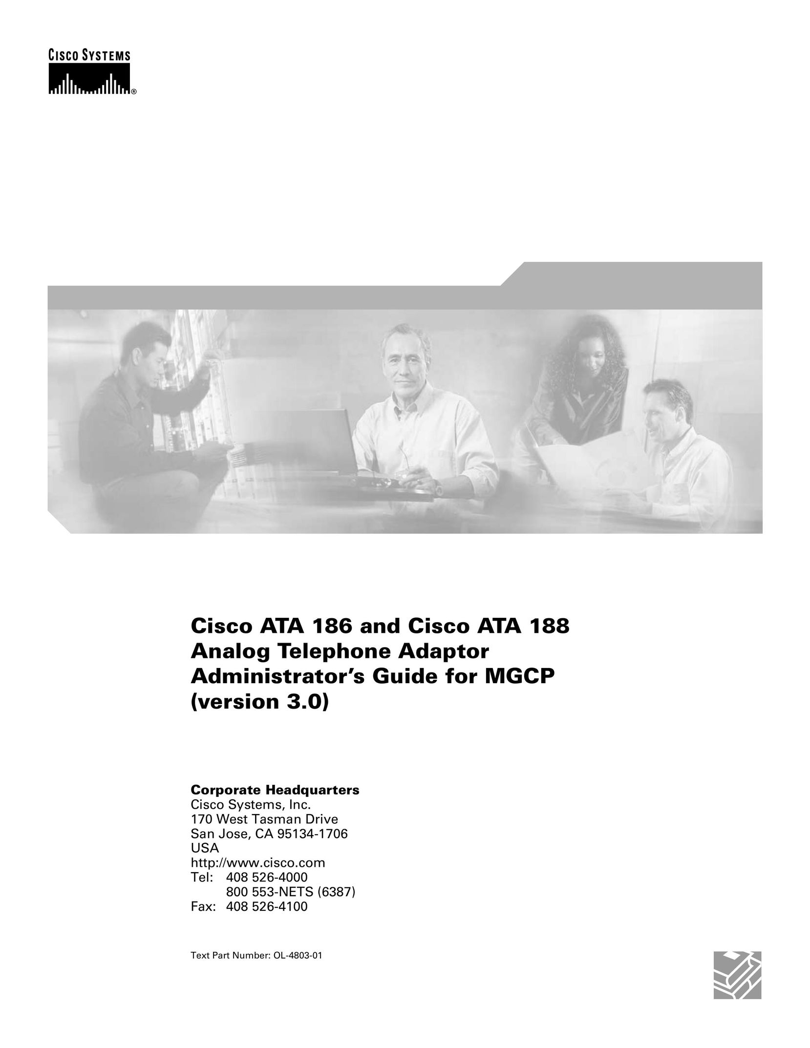 Cisco Systems ATA 186 Telephone User Manual
