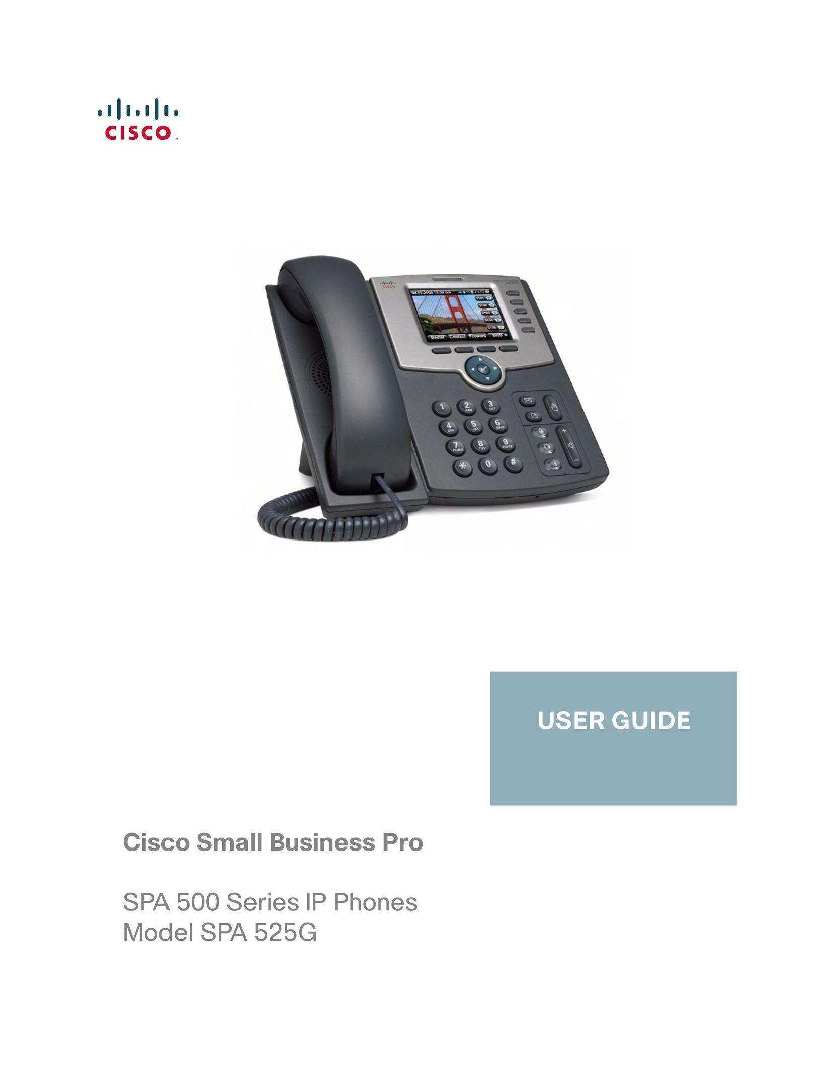 Cisco Systems SPA 525G Telephone User Manual