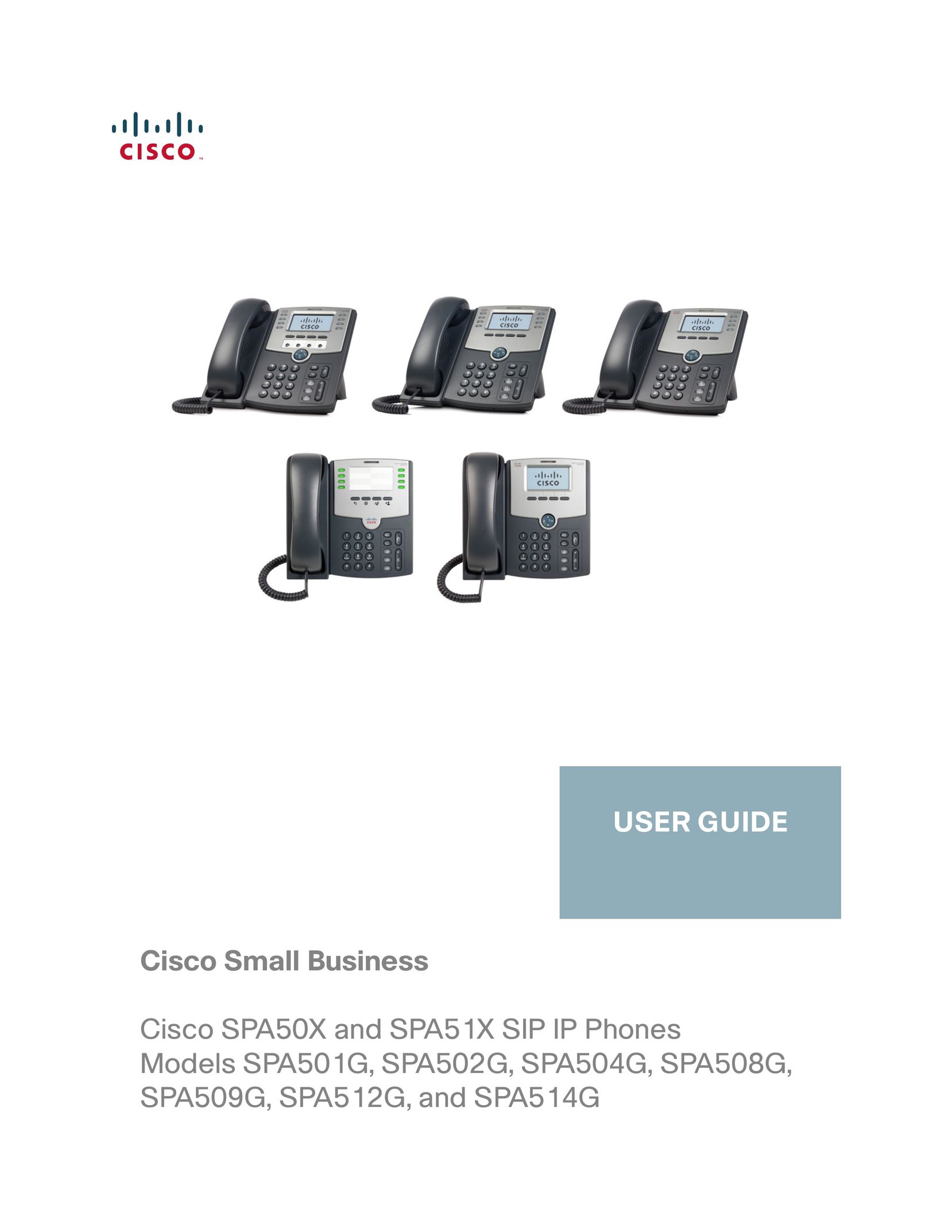 Cisco Systems SPA512G Telephone User Manual