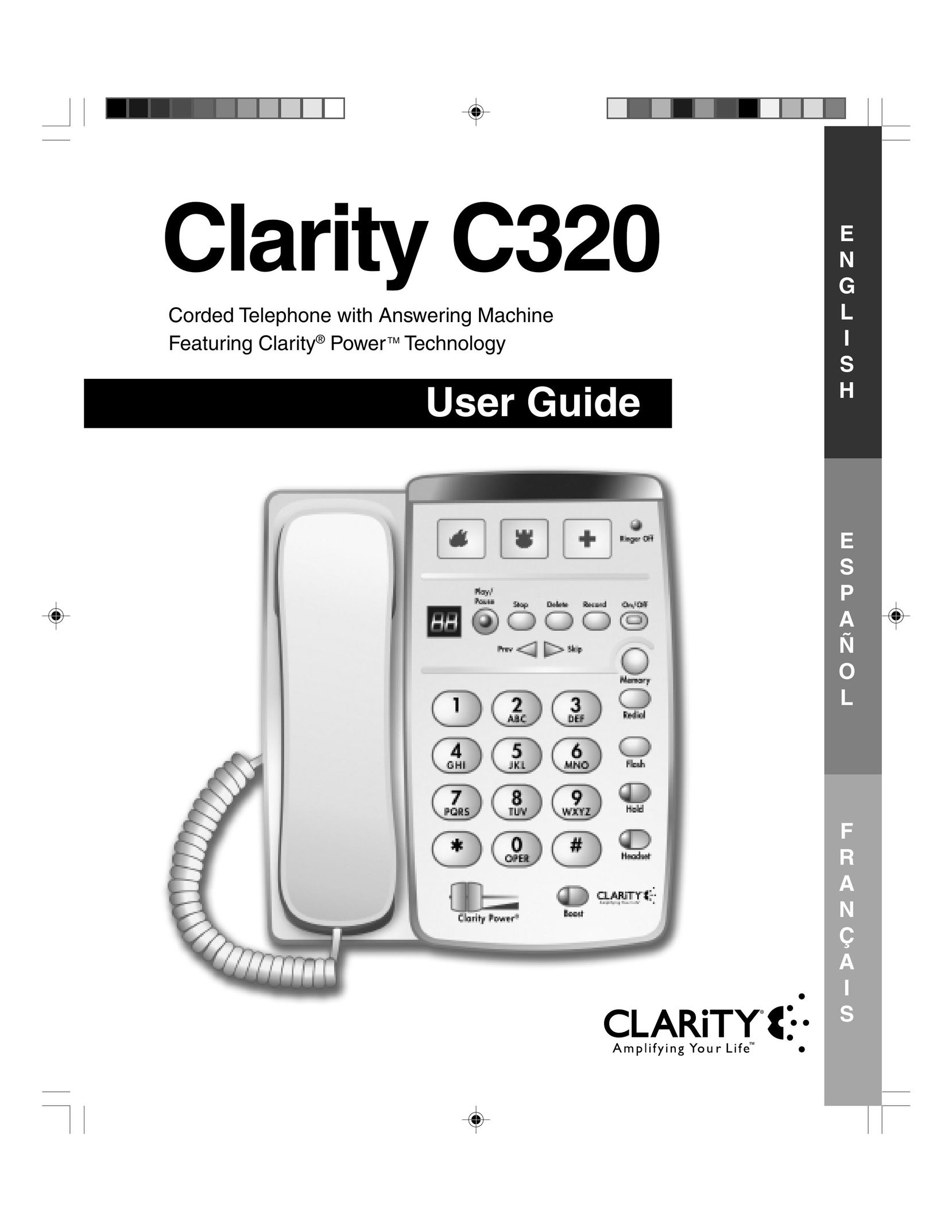 Clarity C320 Telephone User Manual