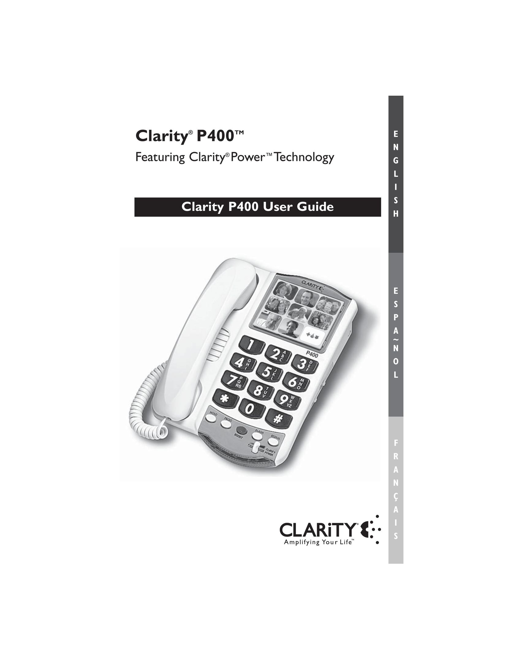 Clarity CLARITY-P400 Telephone User Manual