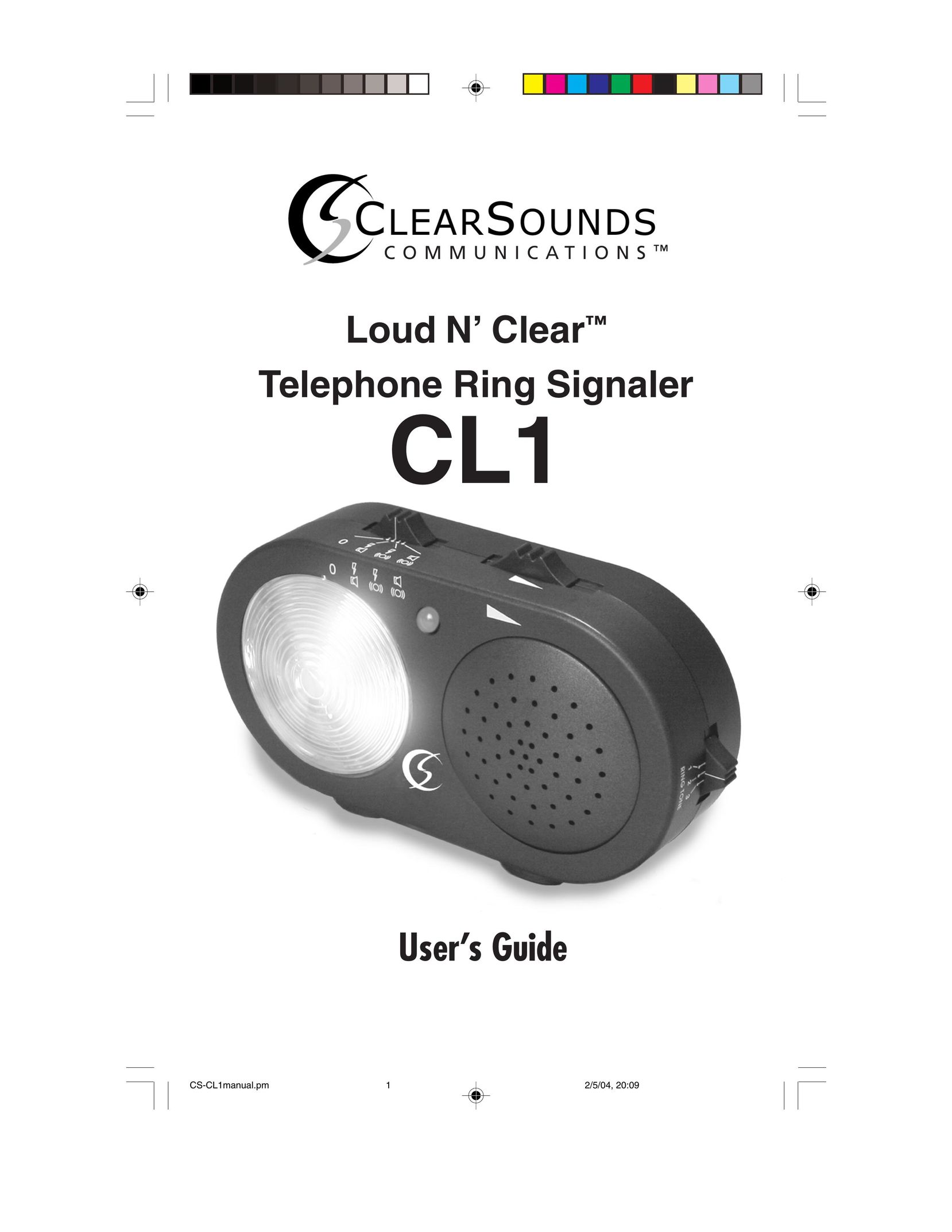ClearSounds CL1 Telephone User Manual