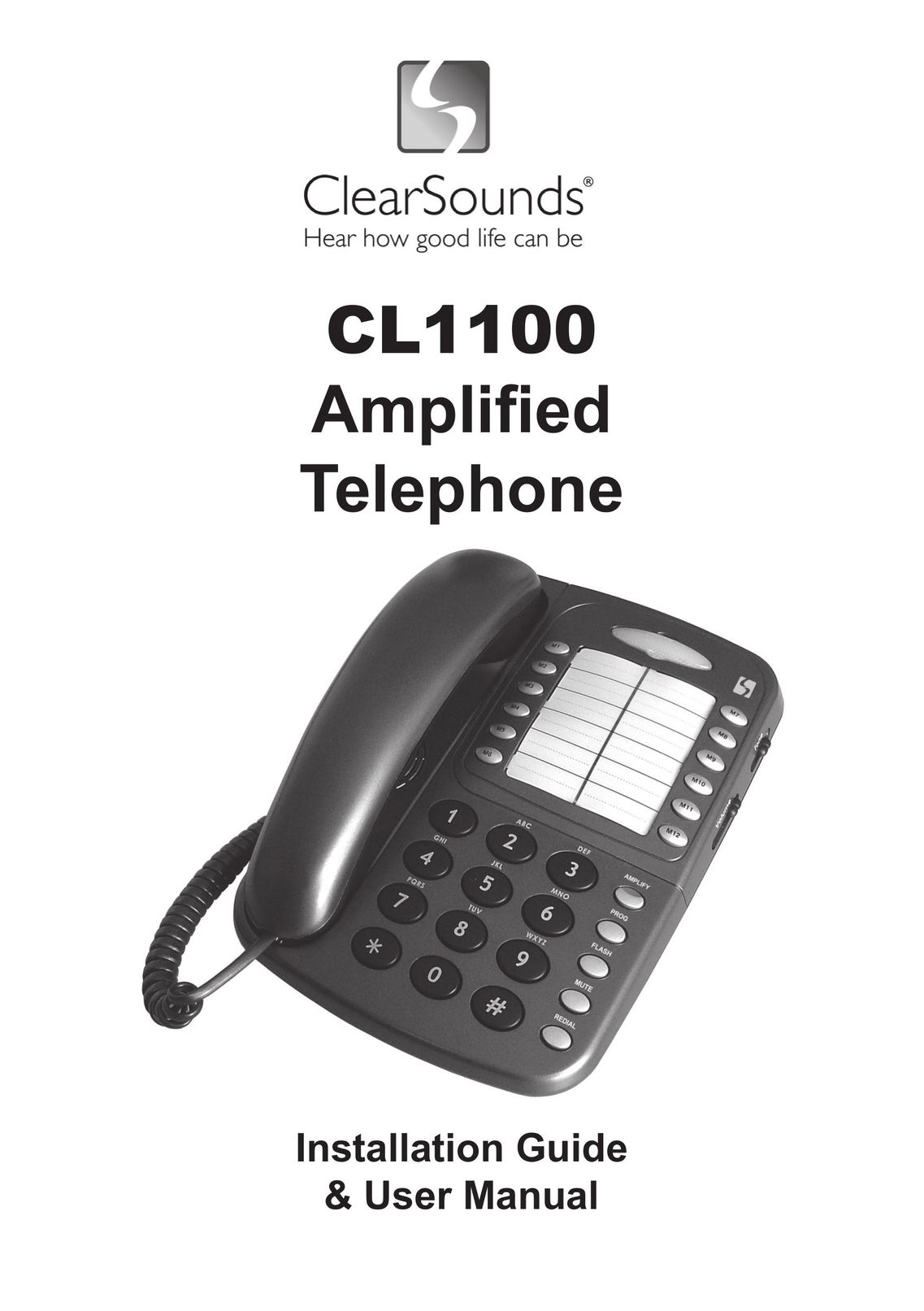 ClearSounds CL1100 Telephone User Manual