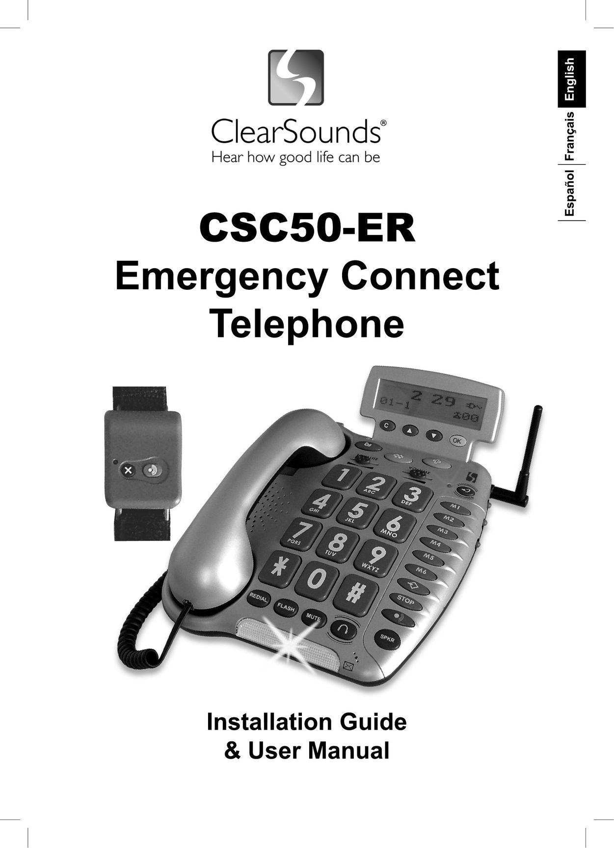 ClearSounds CSC50-ER Telephone User Manual