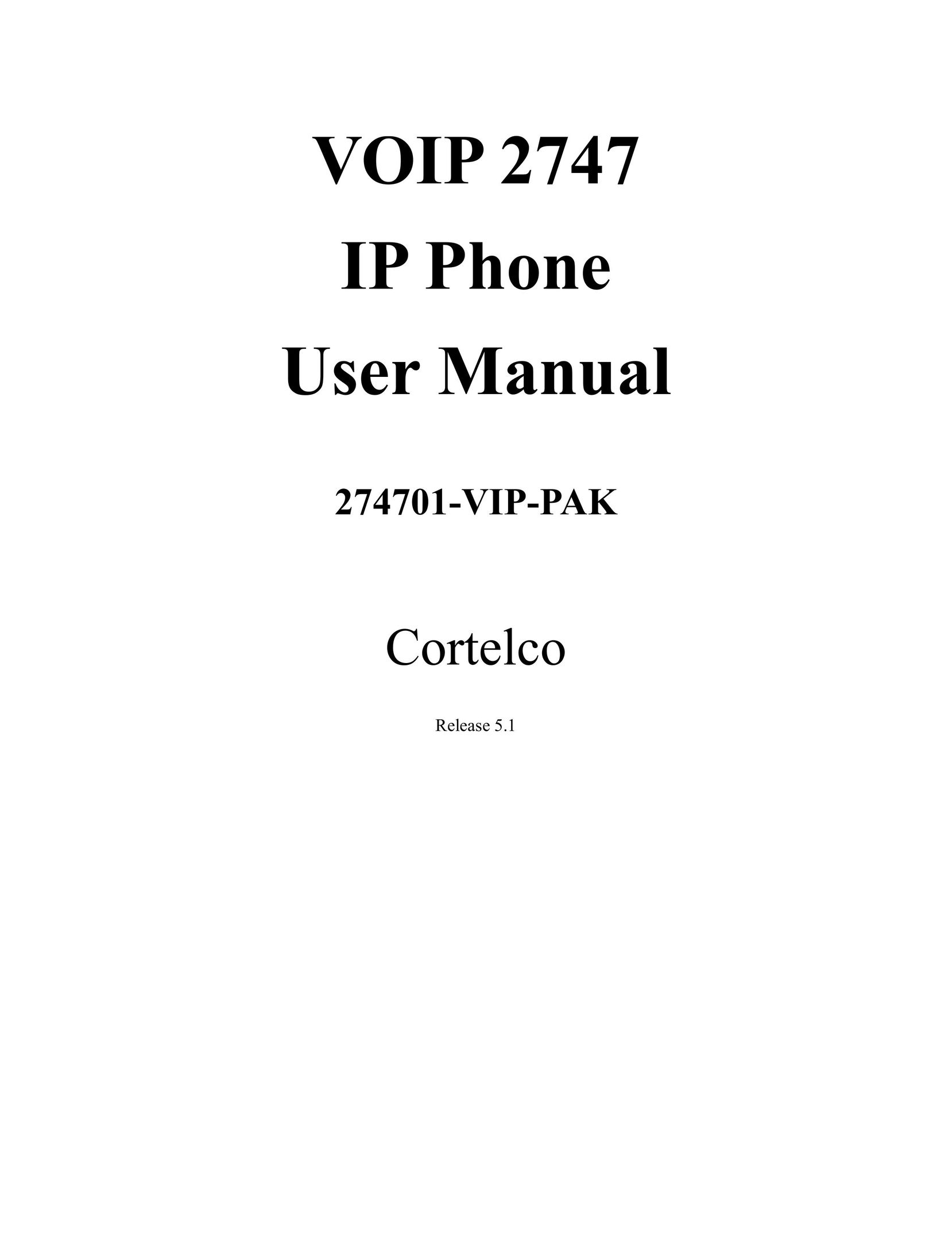 Cortelco 2747 Telephone User Manual