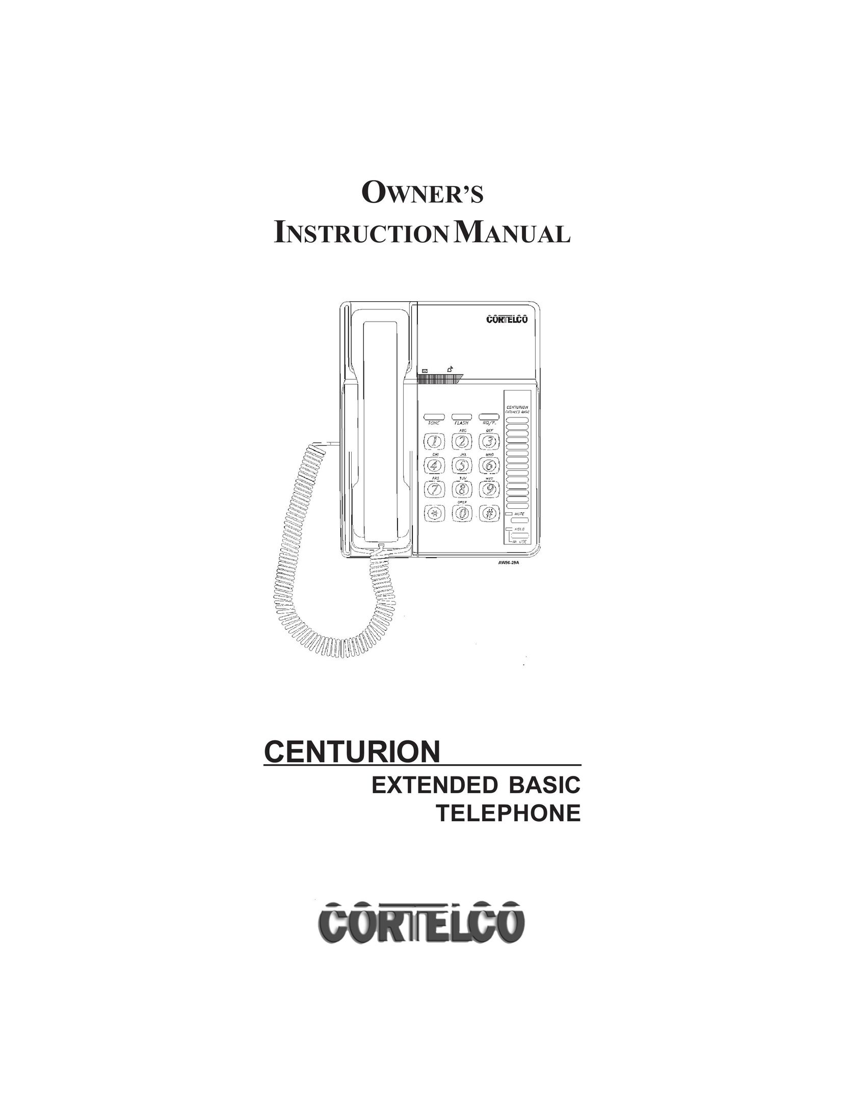 Cortelco CENTURION EXTENDED BASIC TELEPHONE Telephone User Manual