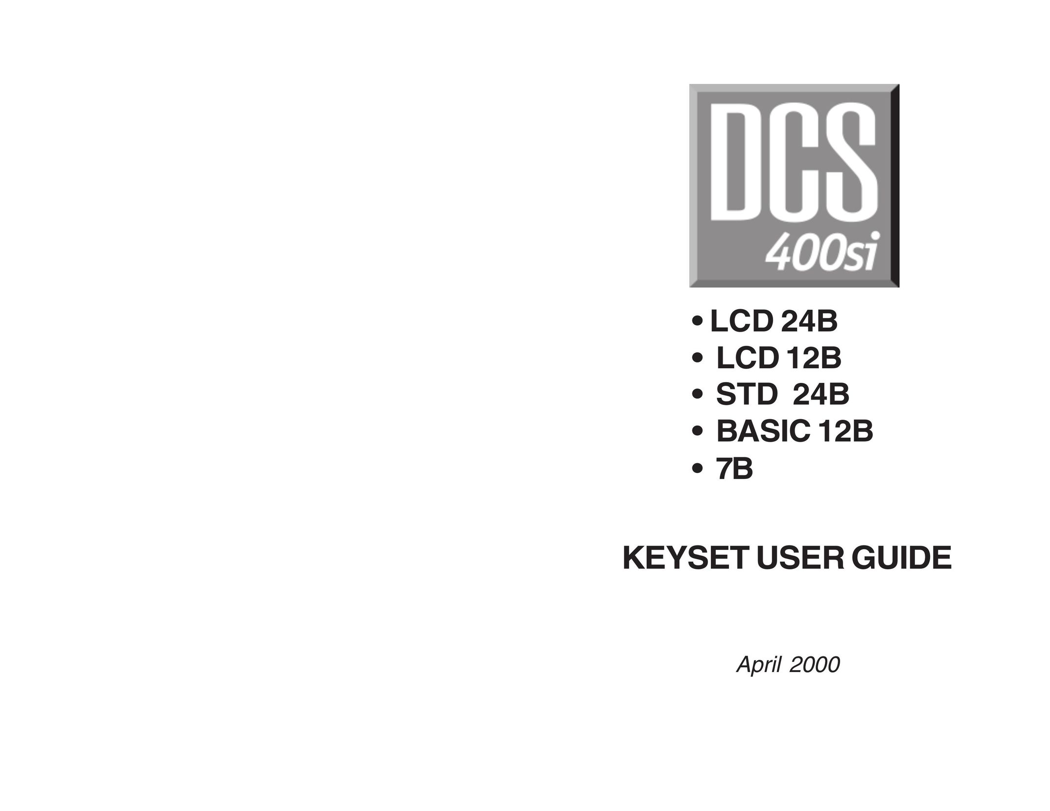 DCS LCD 24B Telephone User Manual