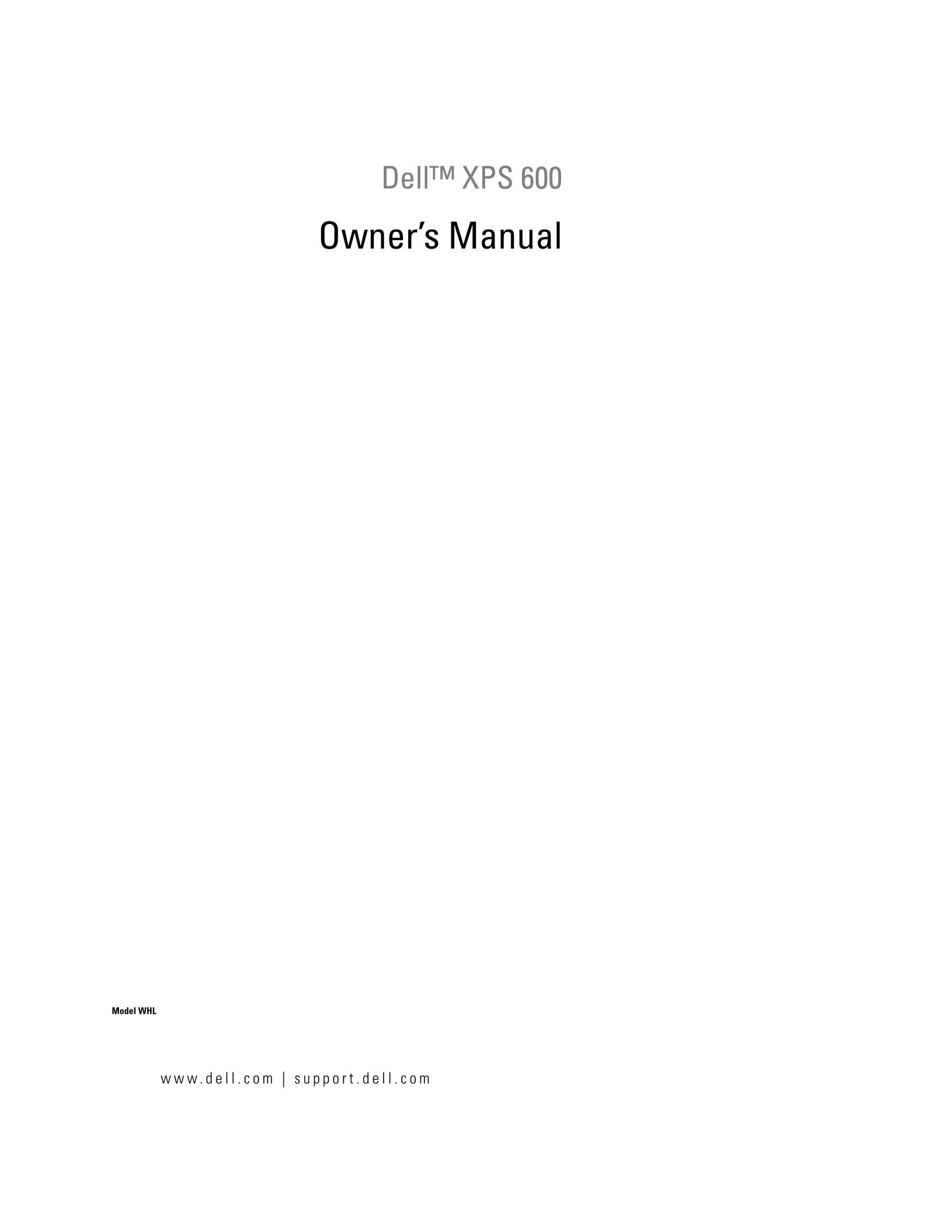 Dell XPS 600 Telephone User Manual