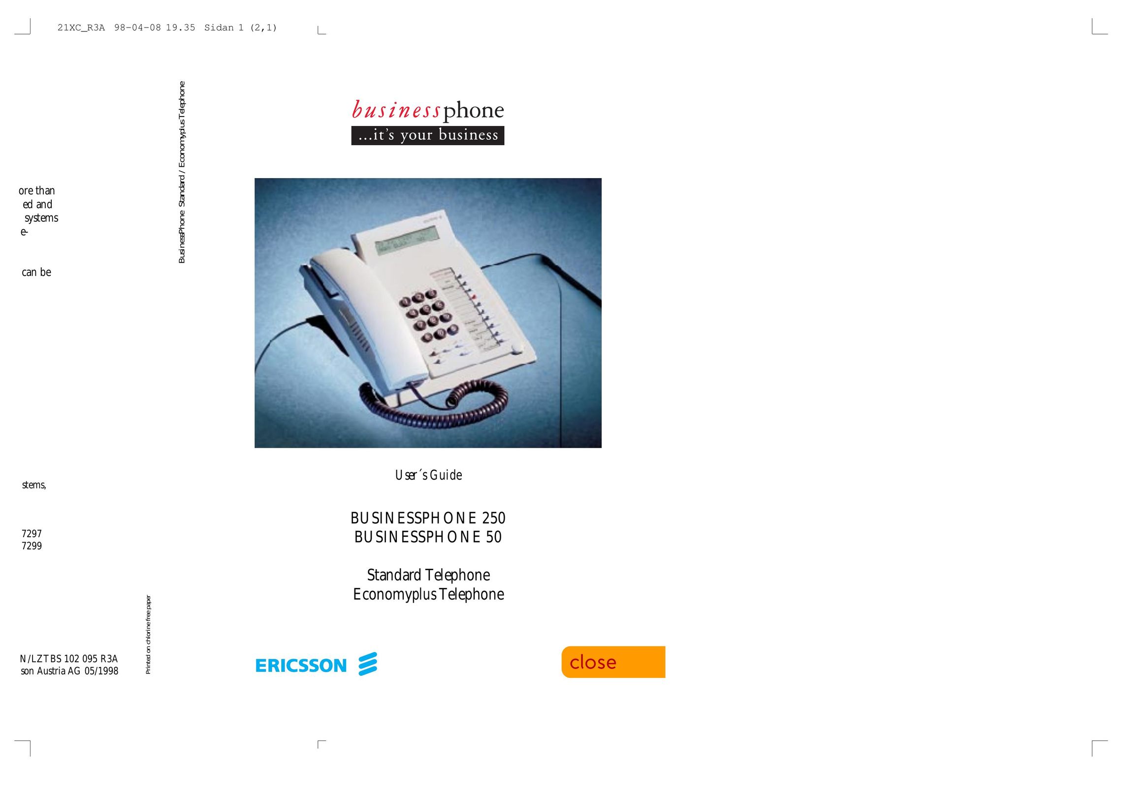 Ericsson 250 Telephone User Manual