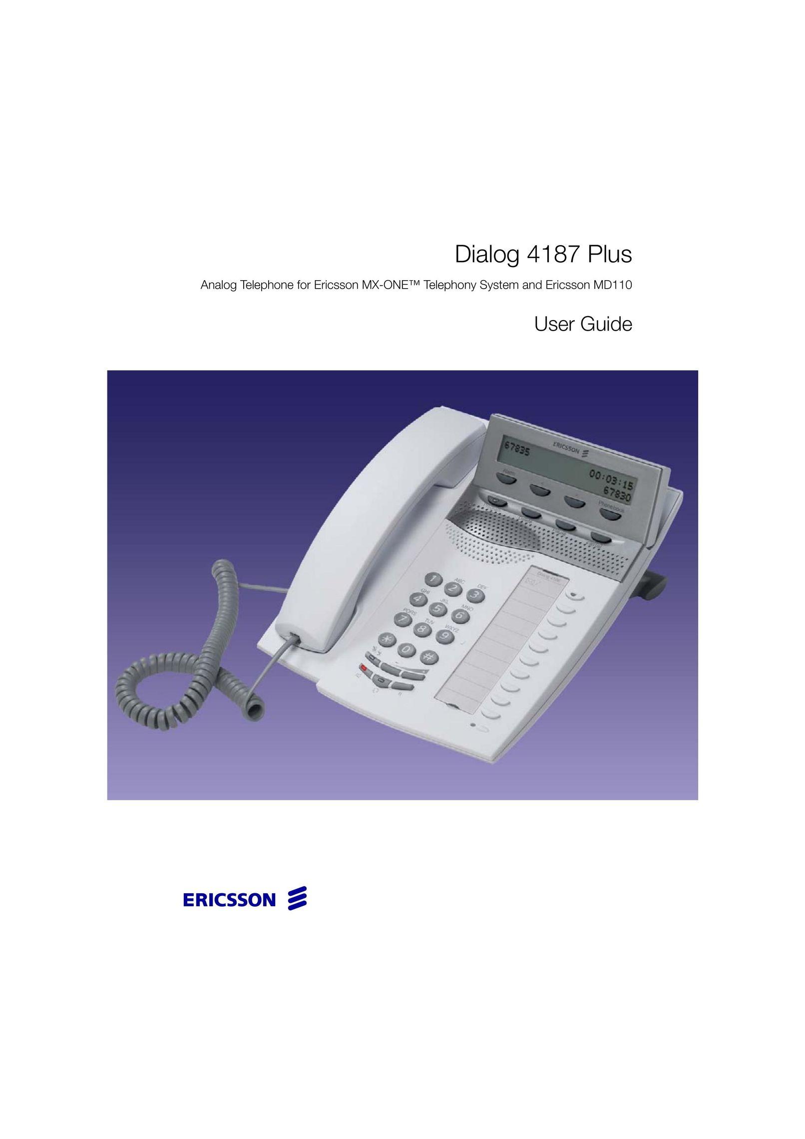 Ericsson 4187 Plus Telephone User Manual
