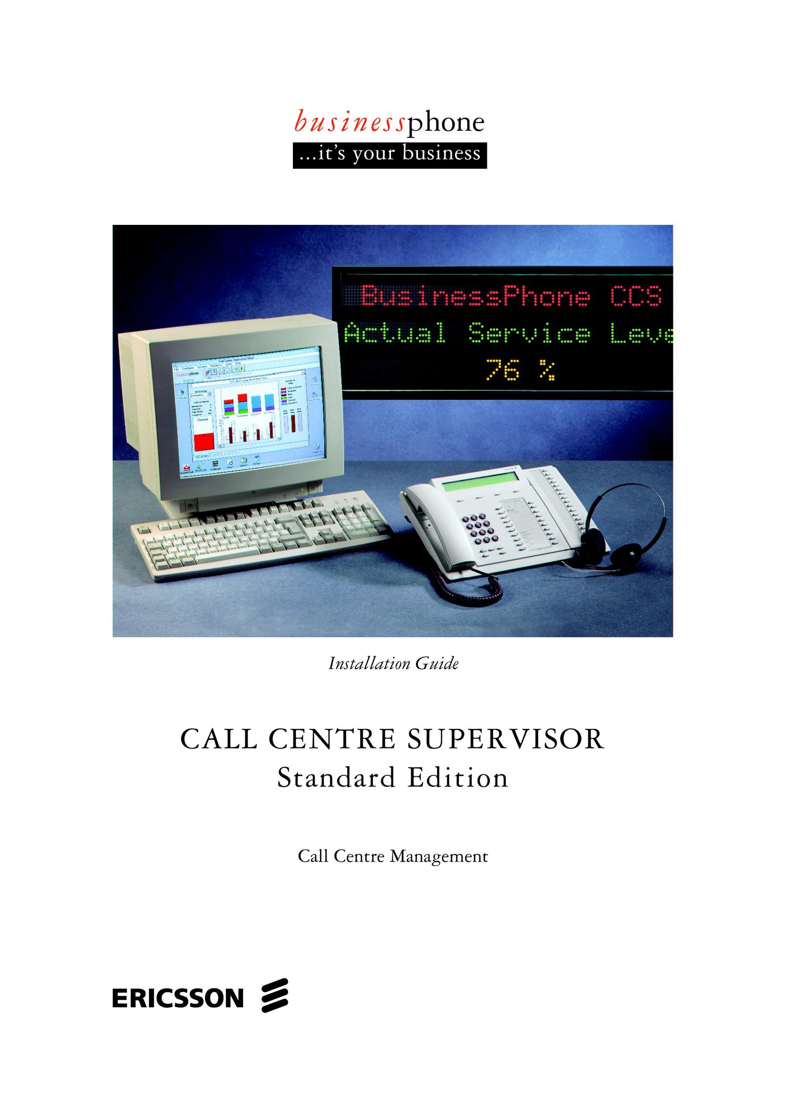 Ericsson BusinessPhone Telephone User Manual