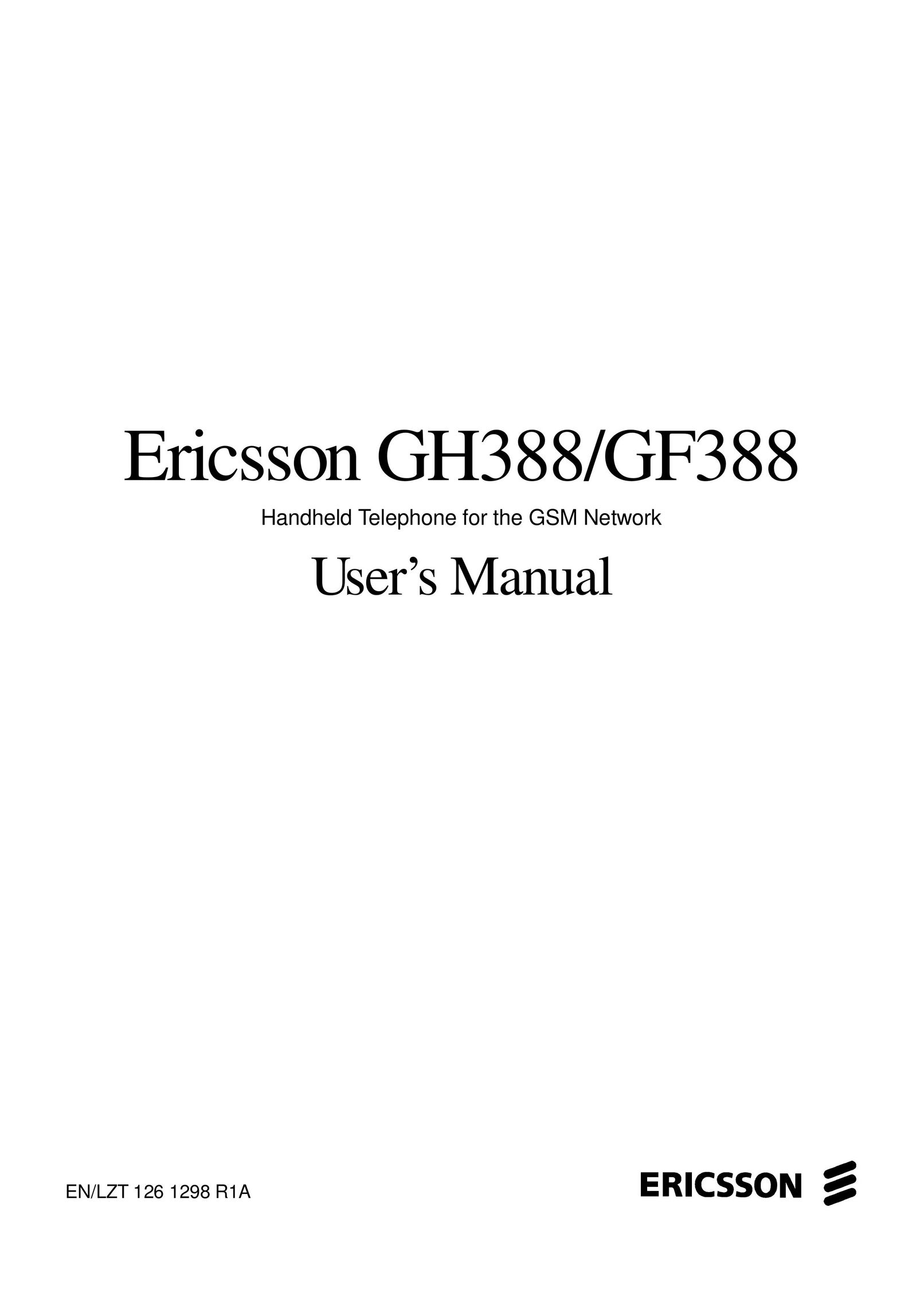 Ericsson GH388/GF388 Telephone User Manual