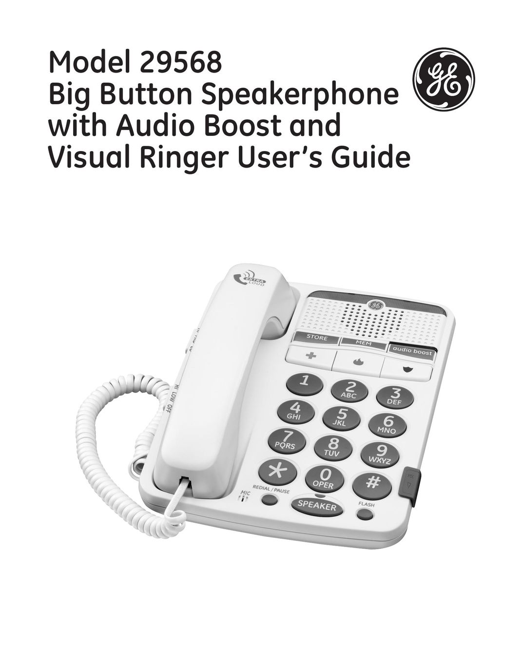 GE 00018558 Telephone User Manual