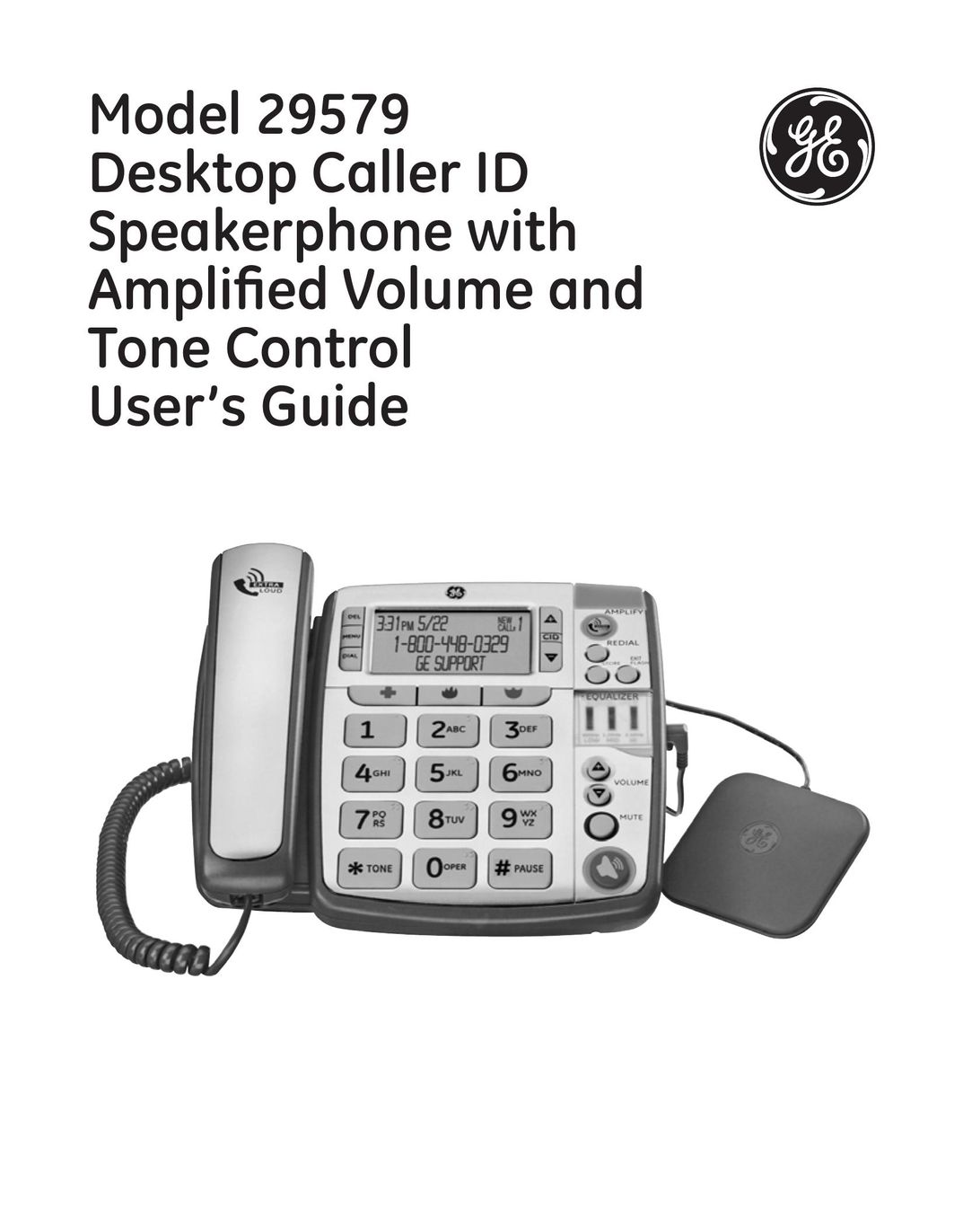 GE 0001957 Telephone User Manual