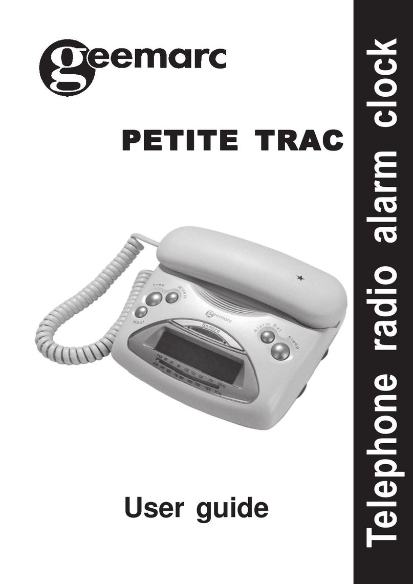 Geemarc Petite Trac Telephone User Manual