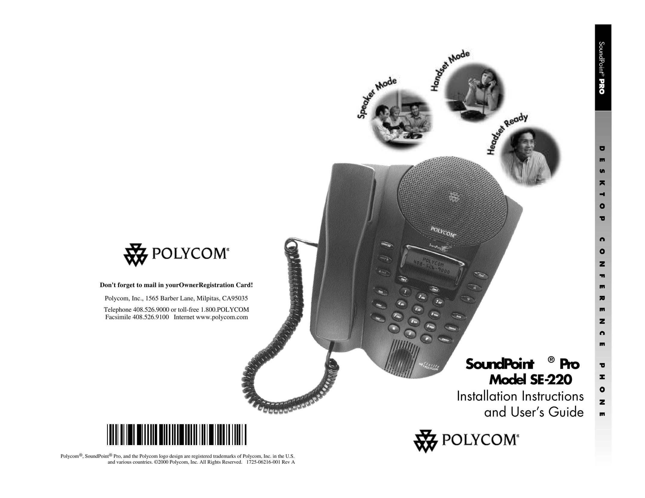 GN Netcom SE-220 Telephone User Manual