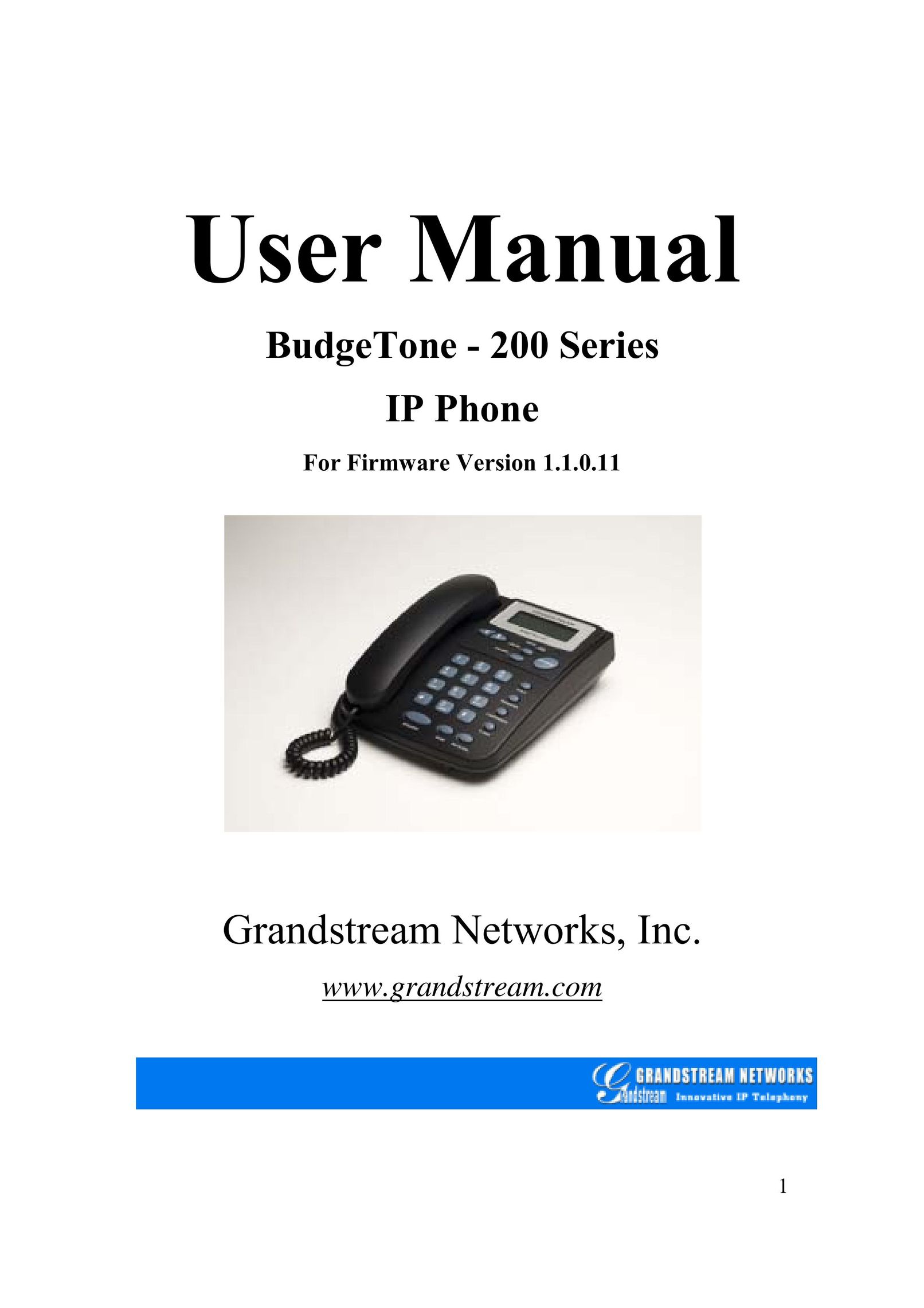 Grandstream Networks 200 Series Telephone User Manual