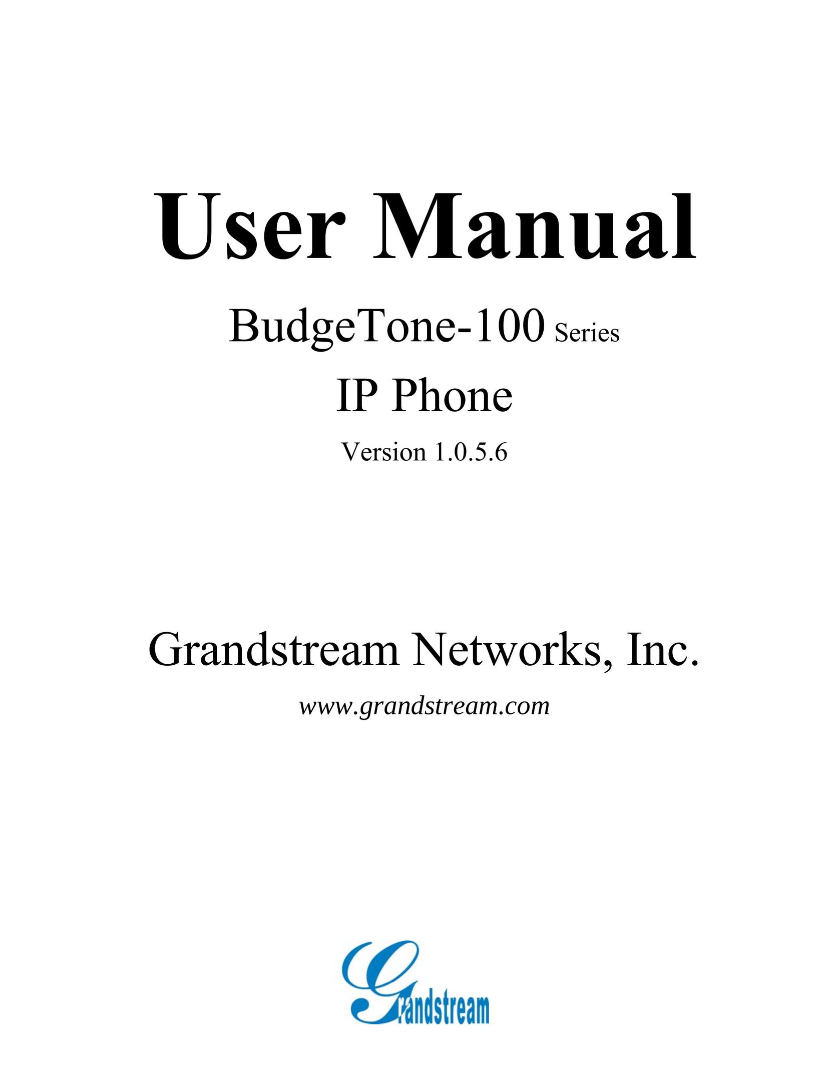 Grandstream Networks BudgeTone-100 Telephone User Manual