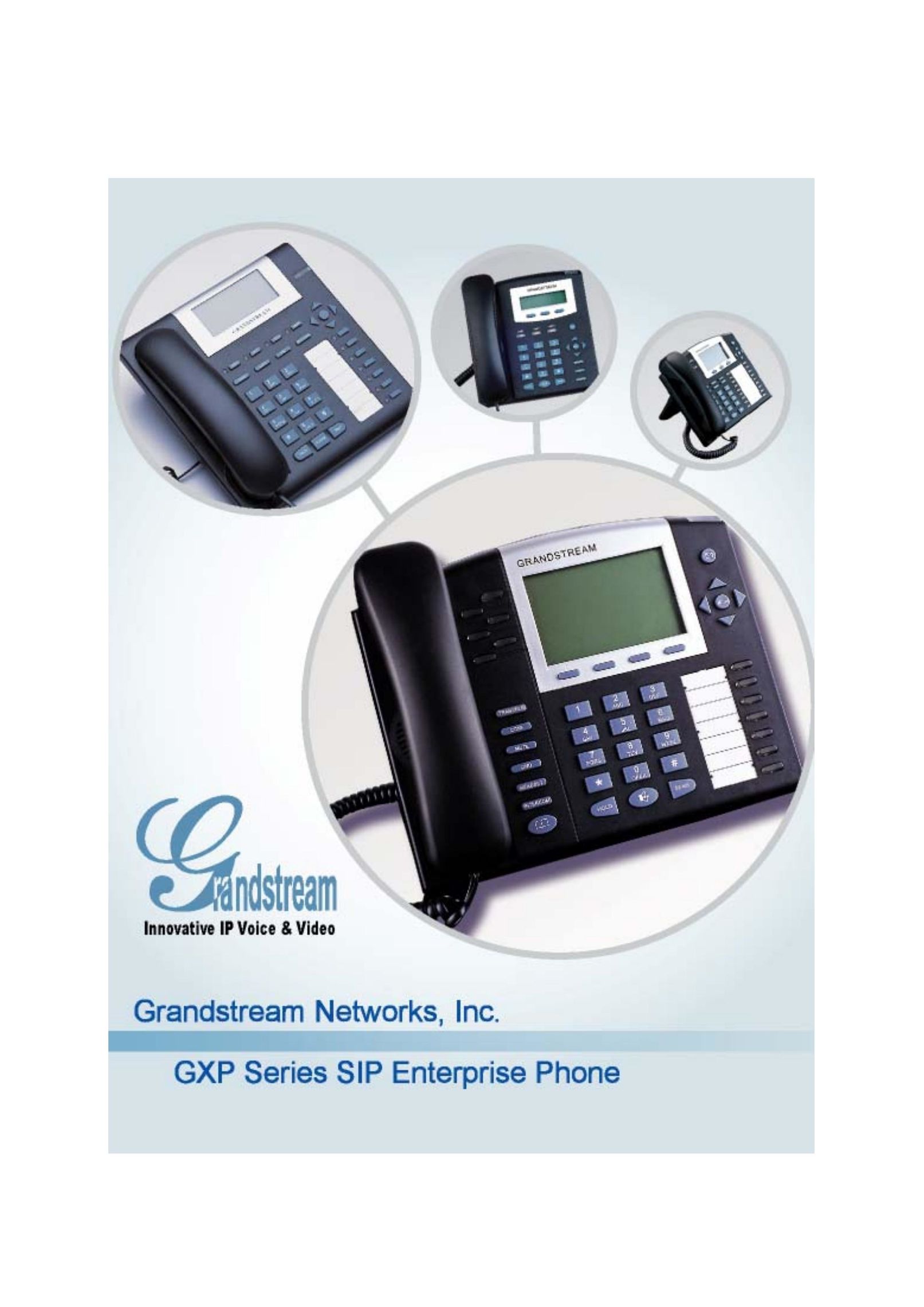 Grandstream Networks GXP-1200 Telephone User Manual