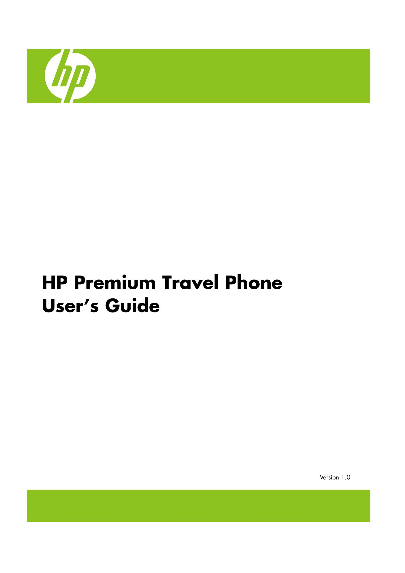 HP (Hewlett-Packard) Premium Travel Phone Telephone User Manual