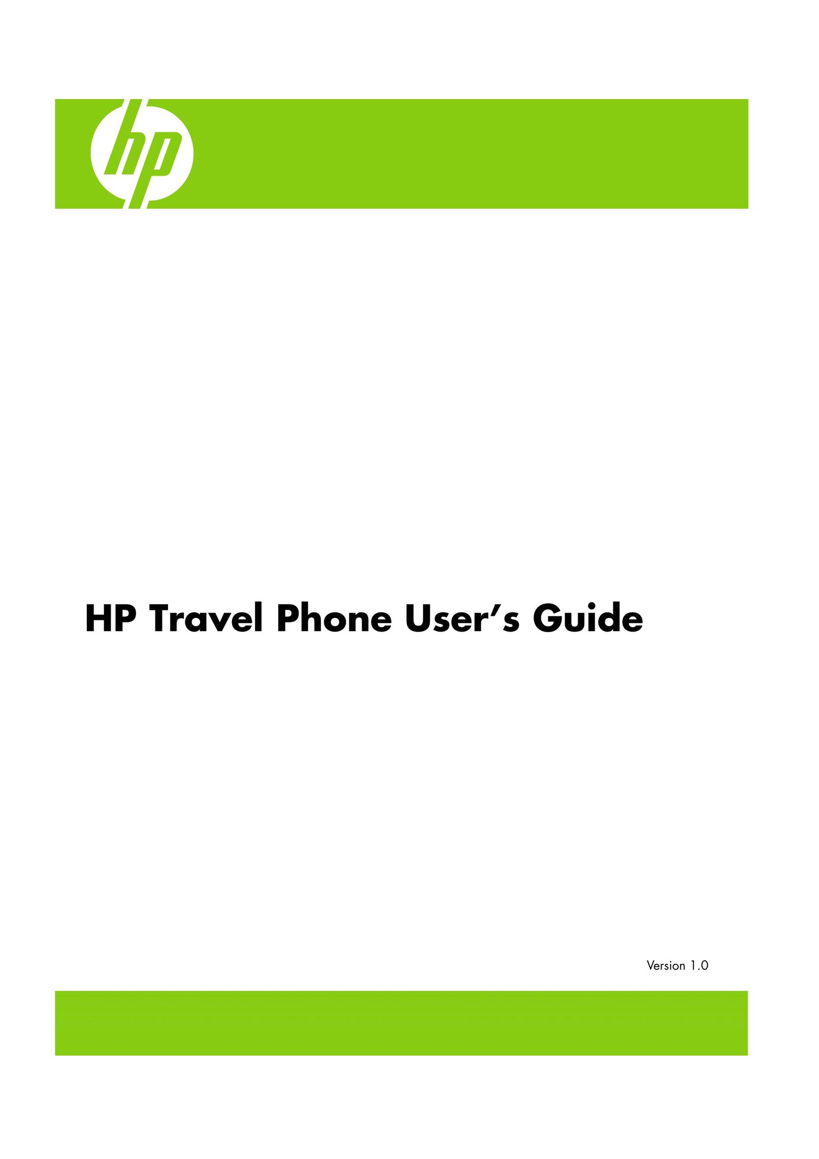 HP (Hewlett-Packard) Travel Phone Telephone User Manual